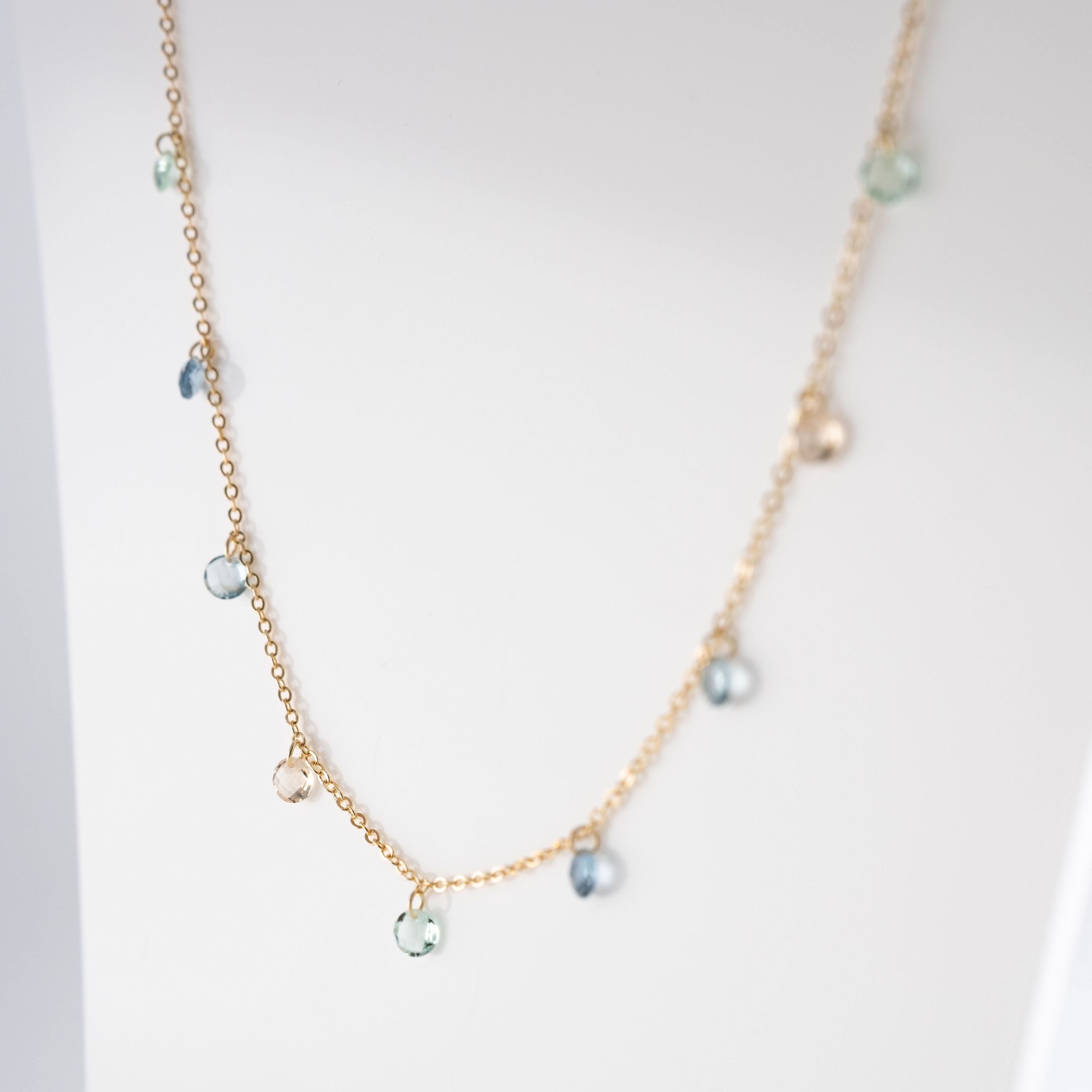 Collana Fina Pietre Chiare