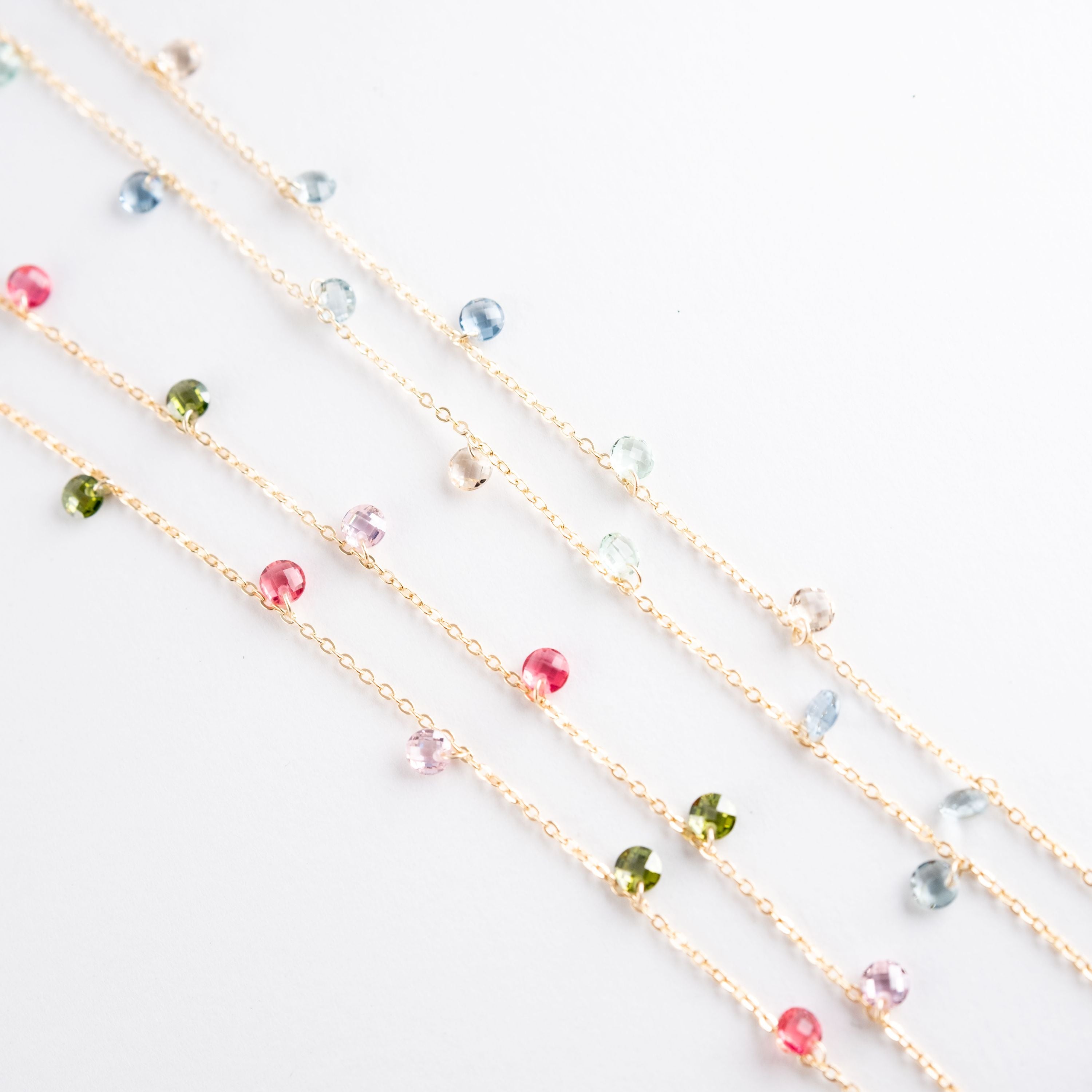 Collana Fina Pietre Chiare