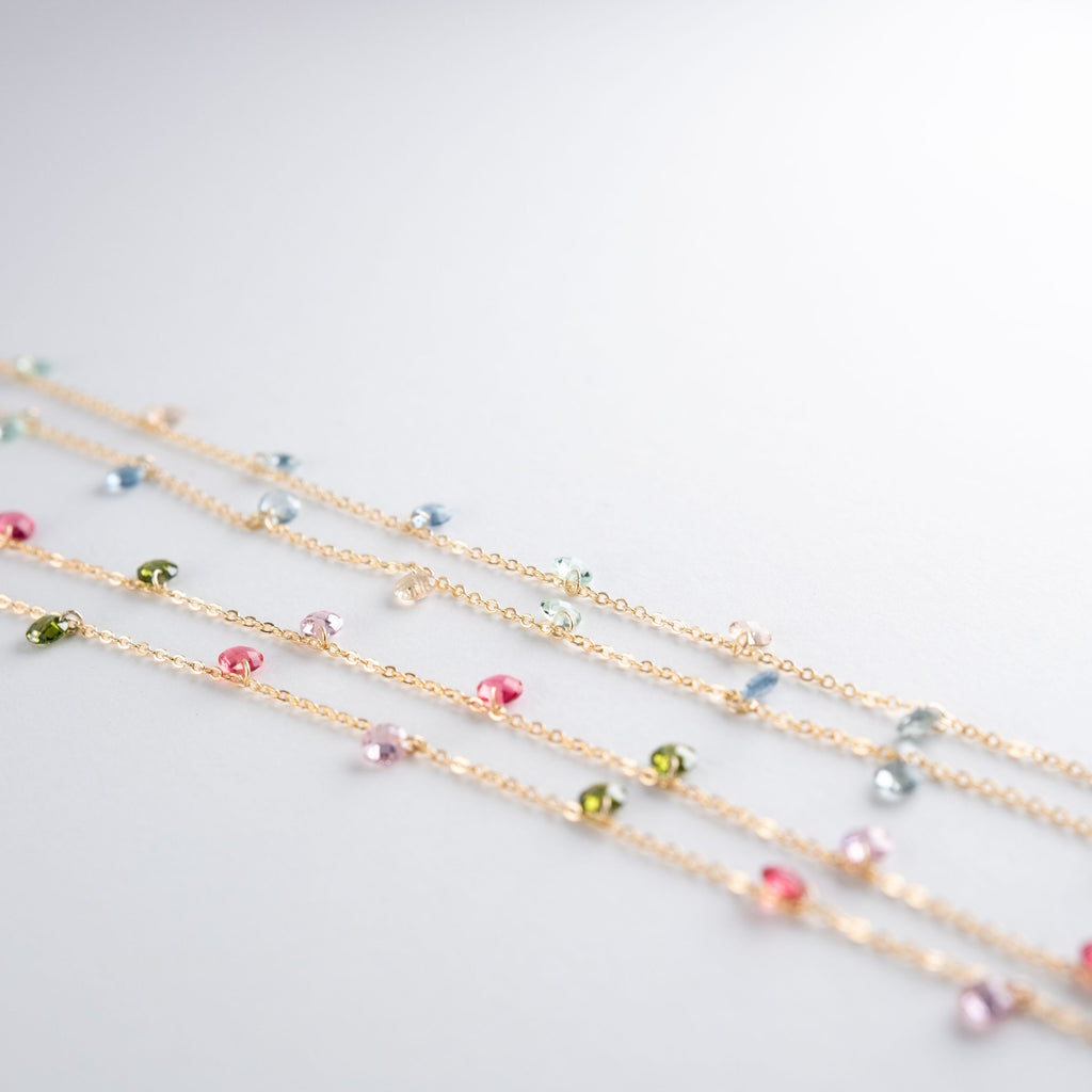 Collana Fina Pietre Chiare