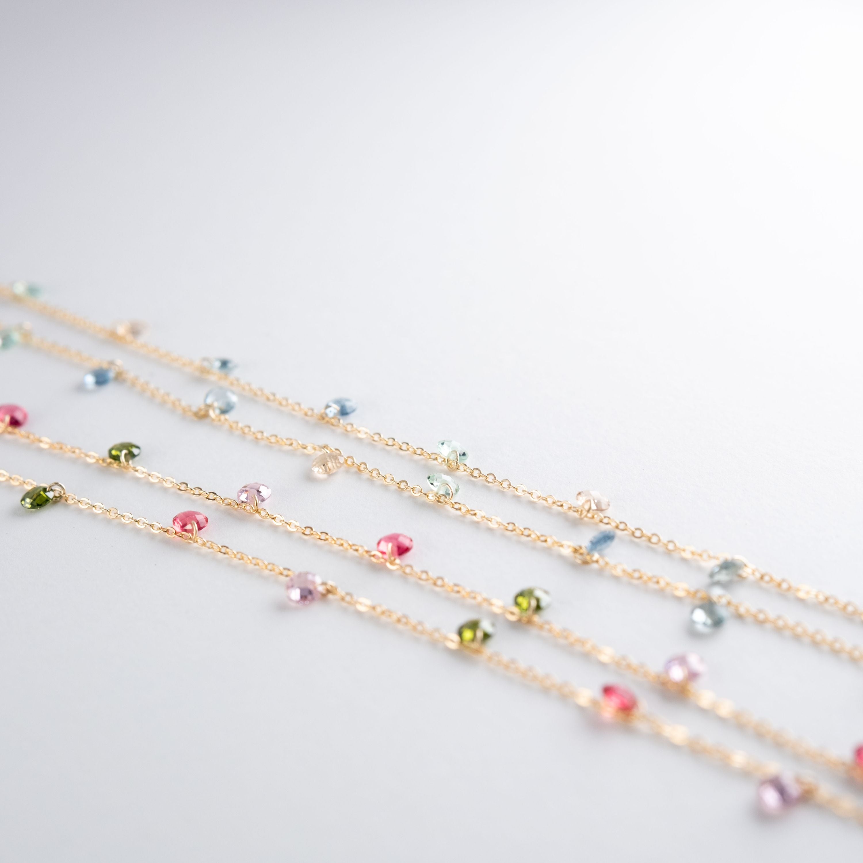 Collana Fina Pietre Chiare