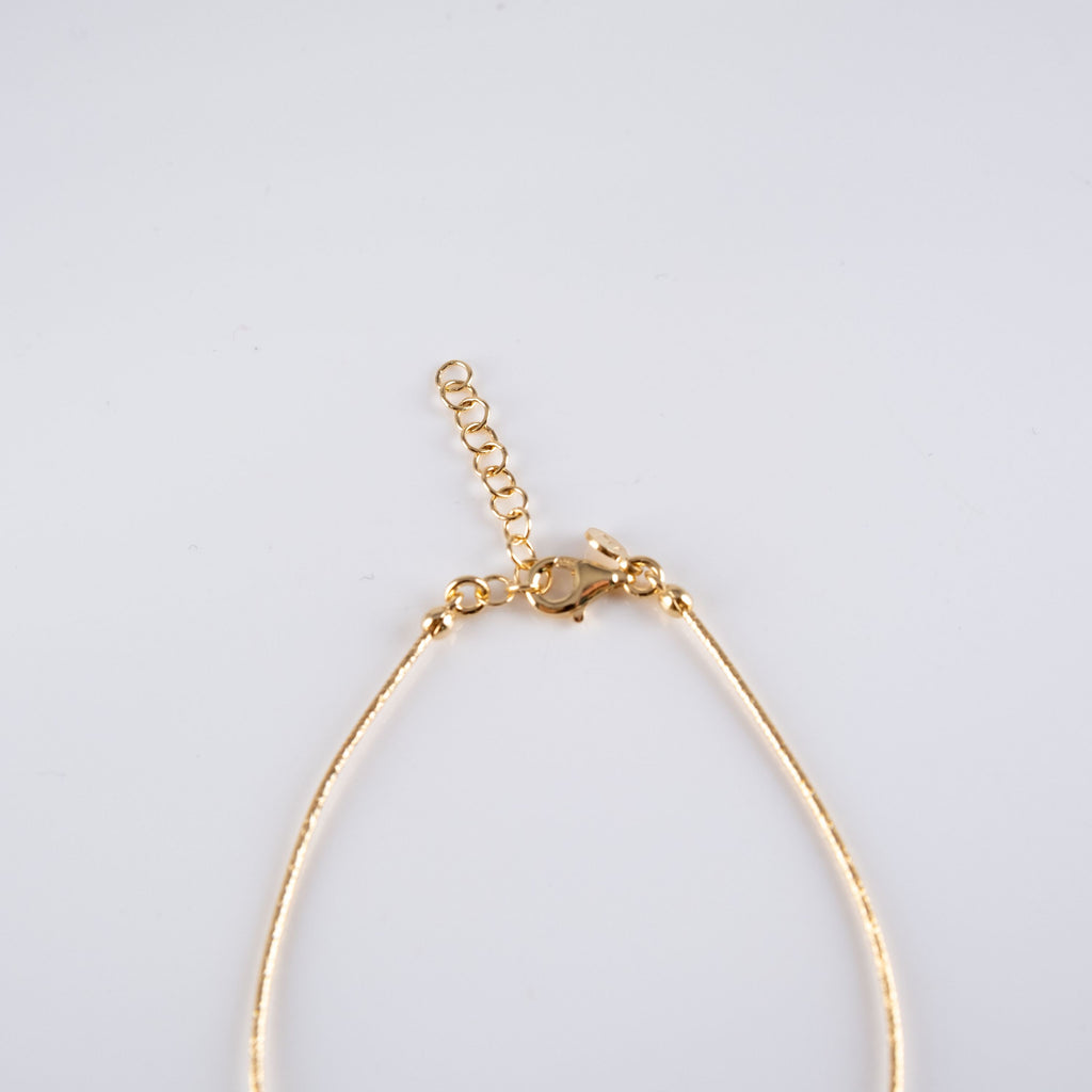 Collana Circolare Morbida Mono Perla