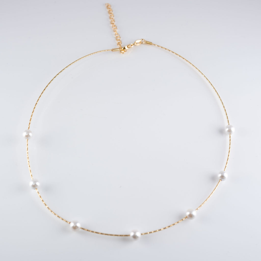 Collana Circolare Morbida Multi Perle