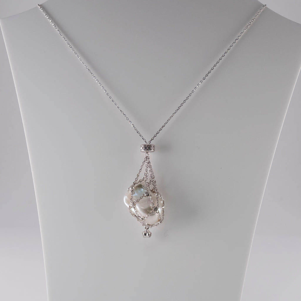 Collana Perla Nella Rete