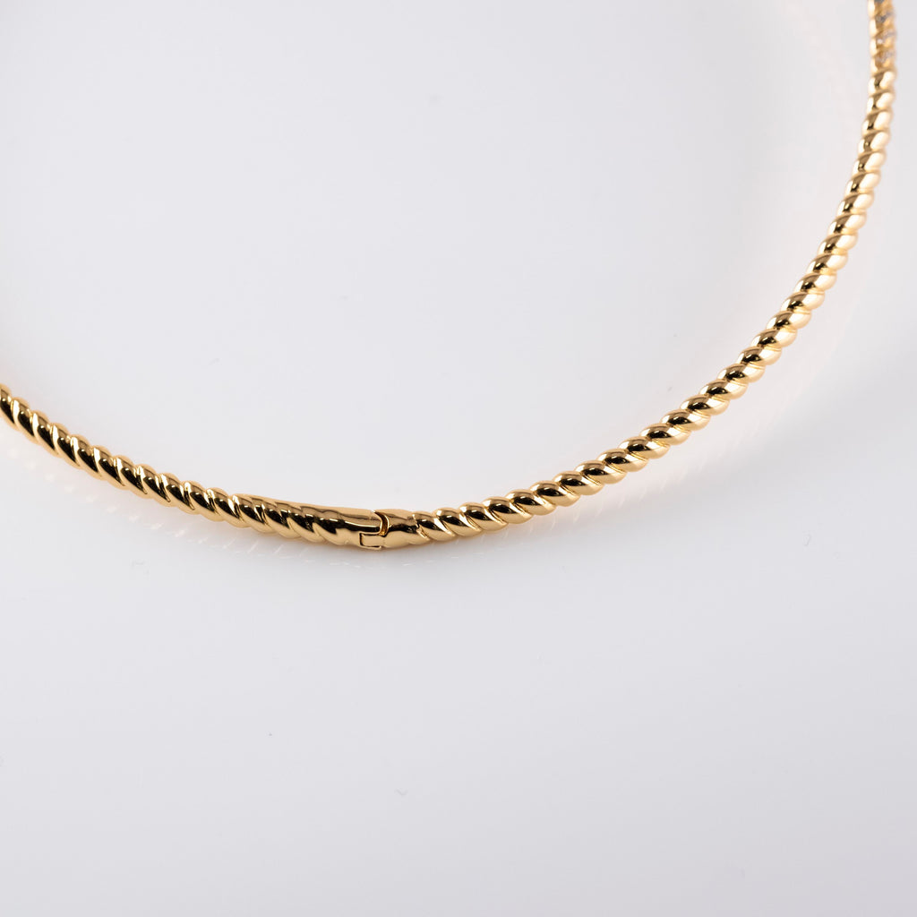 Collana Rigida Perle Grandi