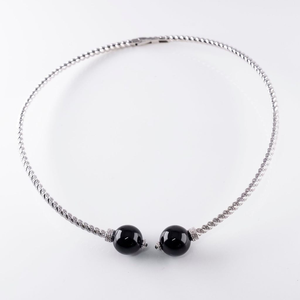 Collana Rigida Perle Grandi