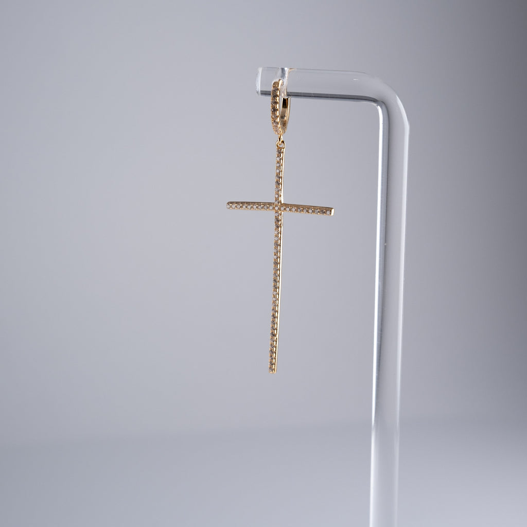 Orecchini Croce Fine Grande