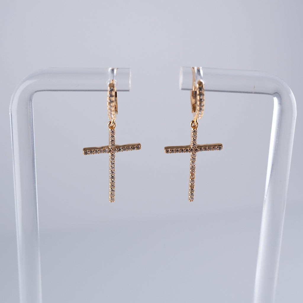 Orecchini Croce Fine Piccola
