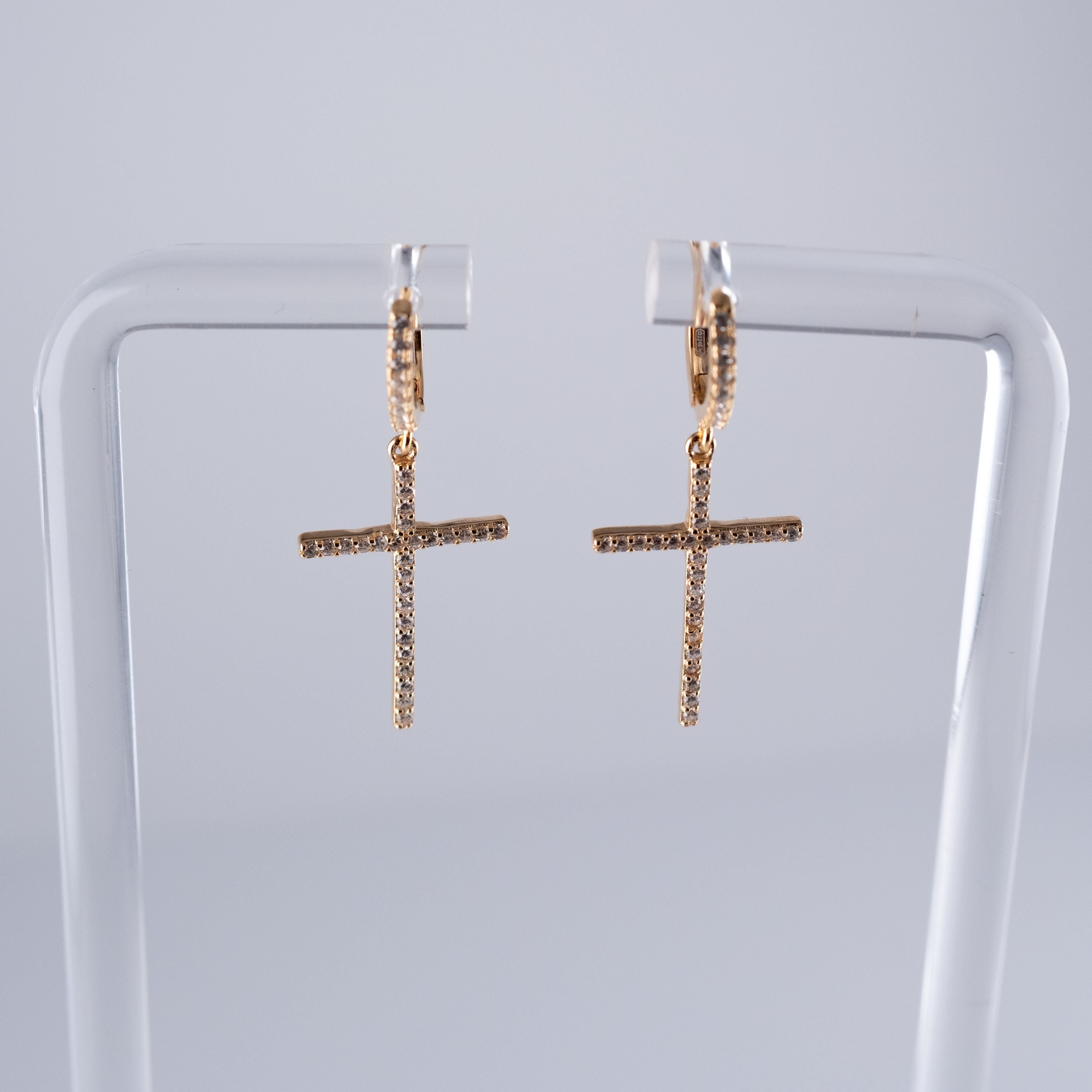 Orecchini Croce Fine Piccola