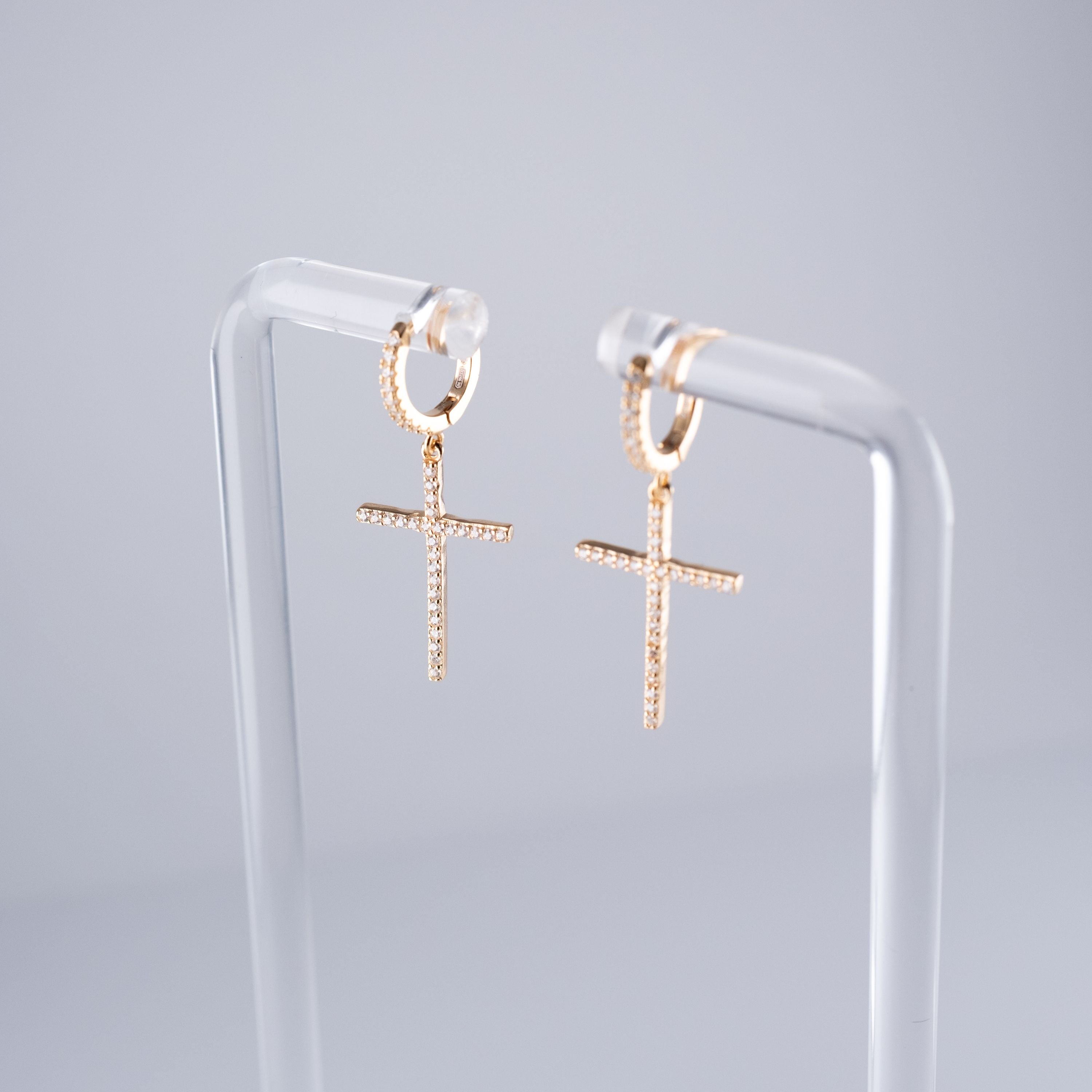 Orecchini Croce Fine Piccola