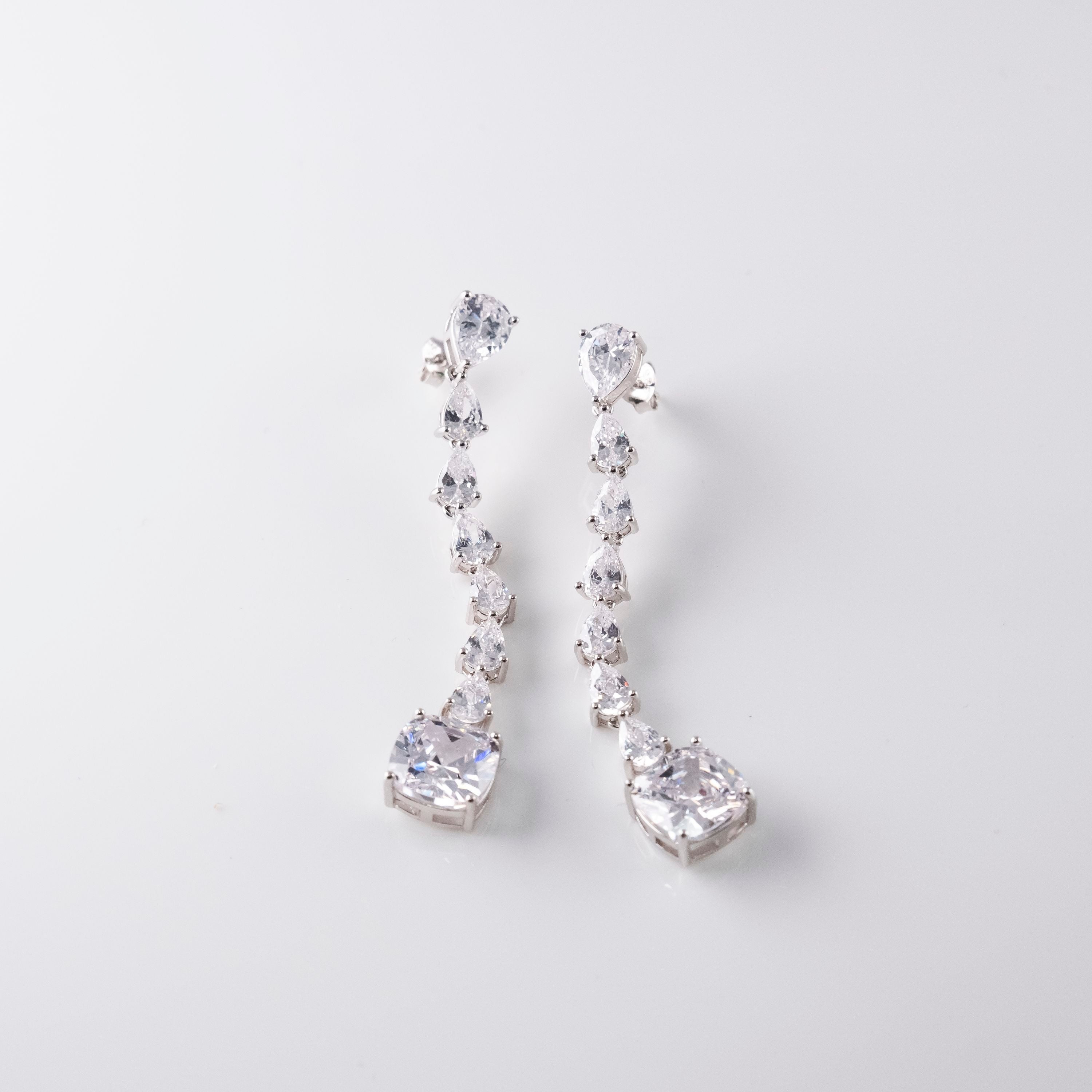 Orecchini Pietre E Carré Grande