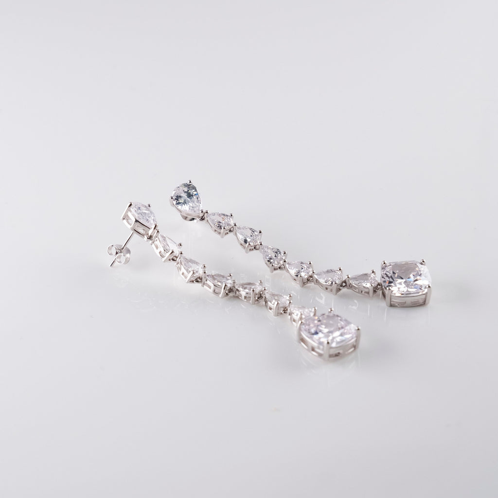 Orecchini Pietre E Carré Grande