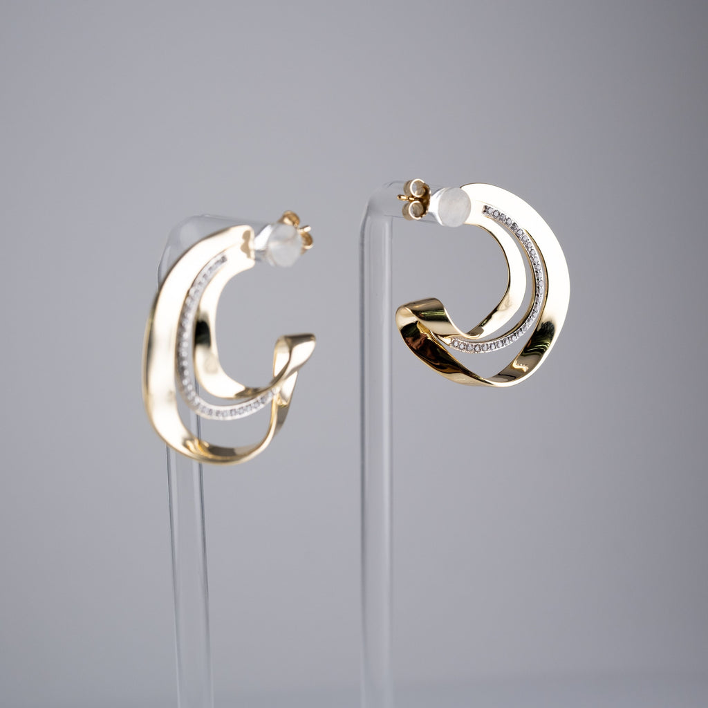 Orecchini Avvolti Con Pietre