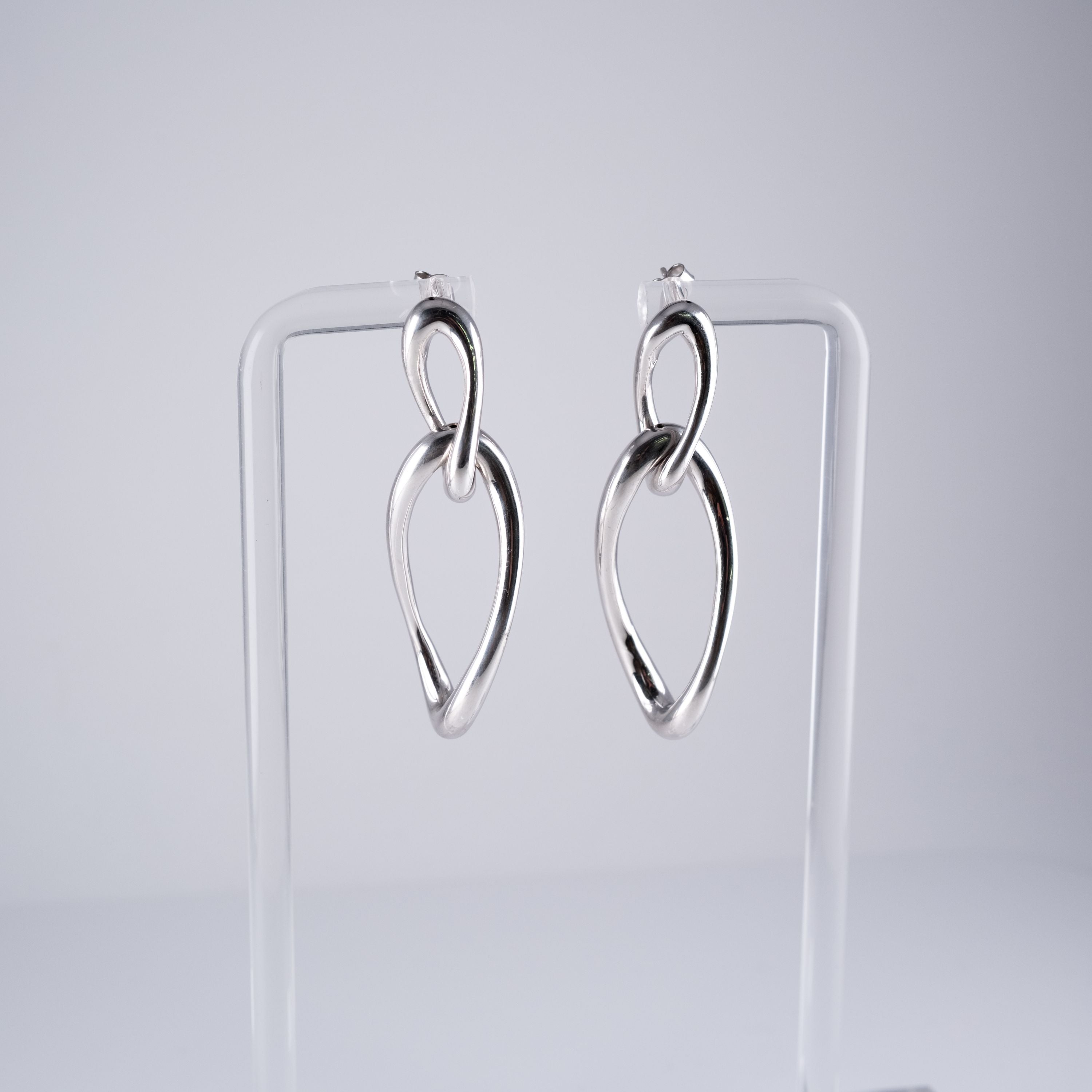 Orecchini Ovali Grandi E Piccoli