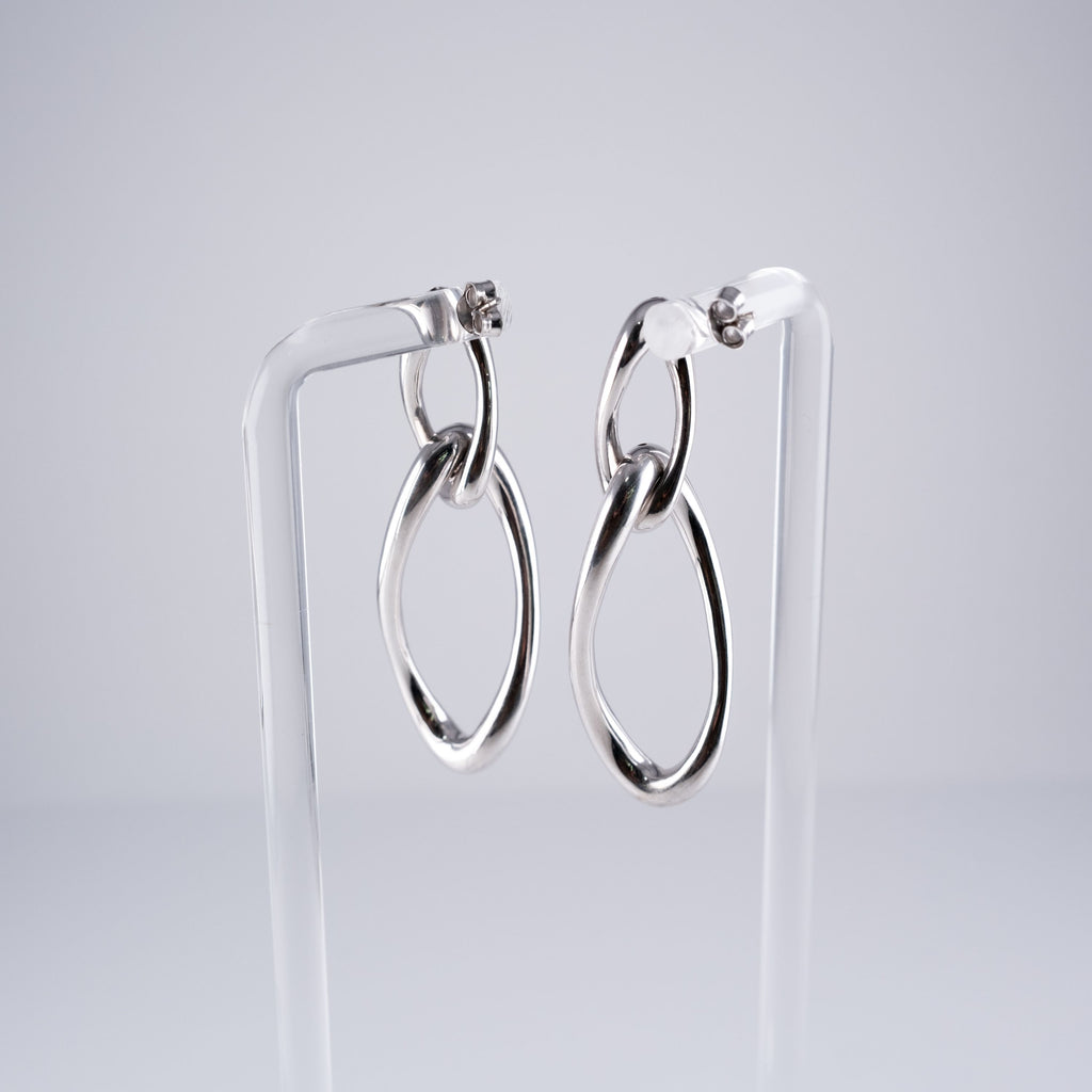 Orecchini Ovali Grandi E Piccoli