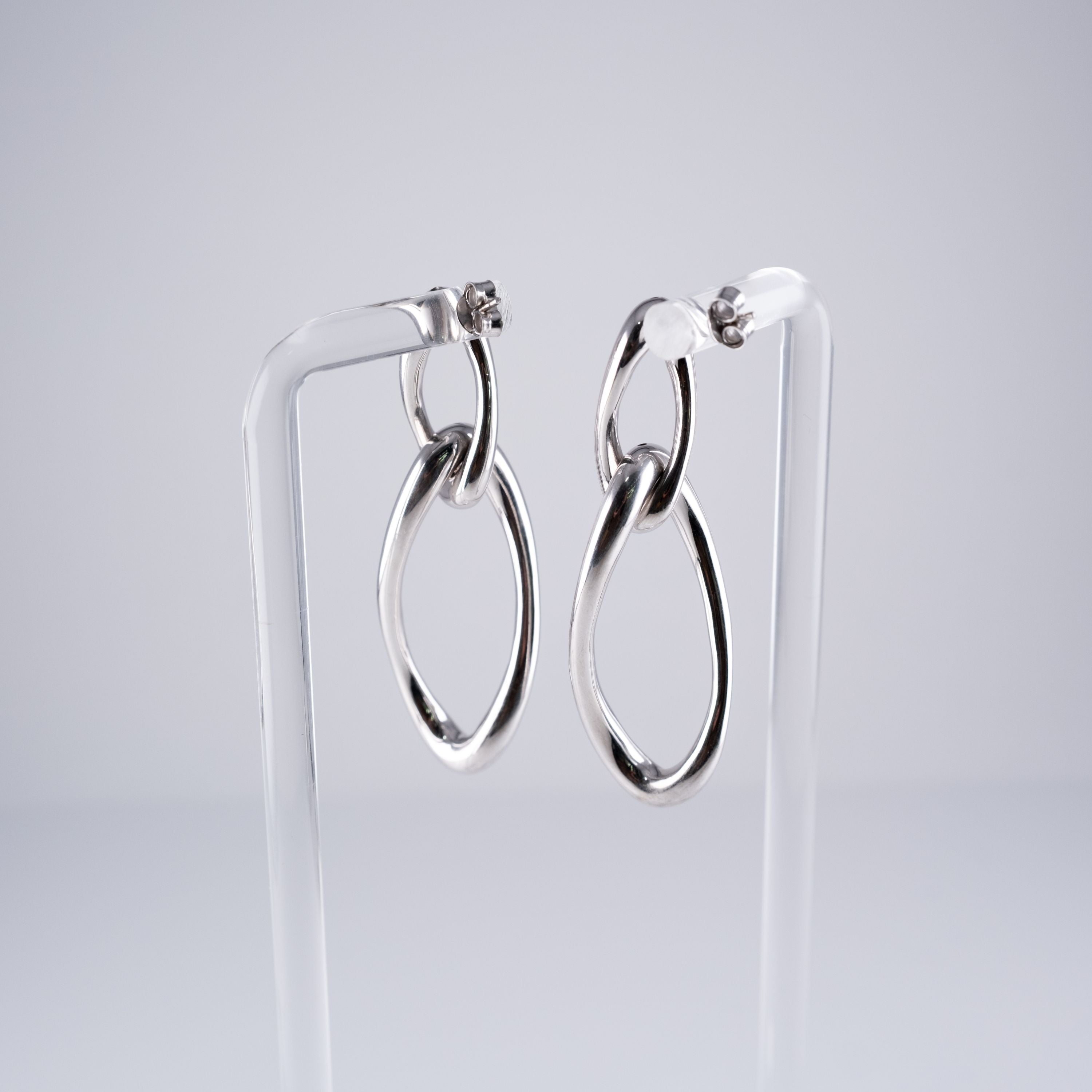 Orecchini Ovali Grandi E Piccoli