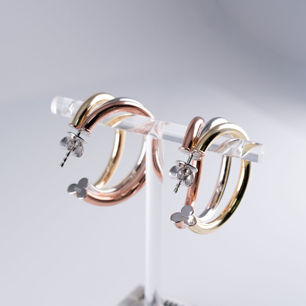 Orecchini Triplo Color