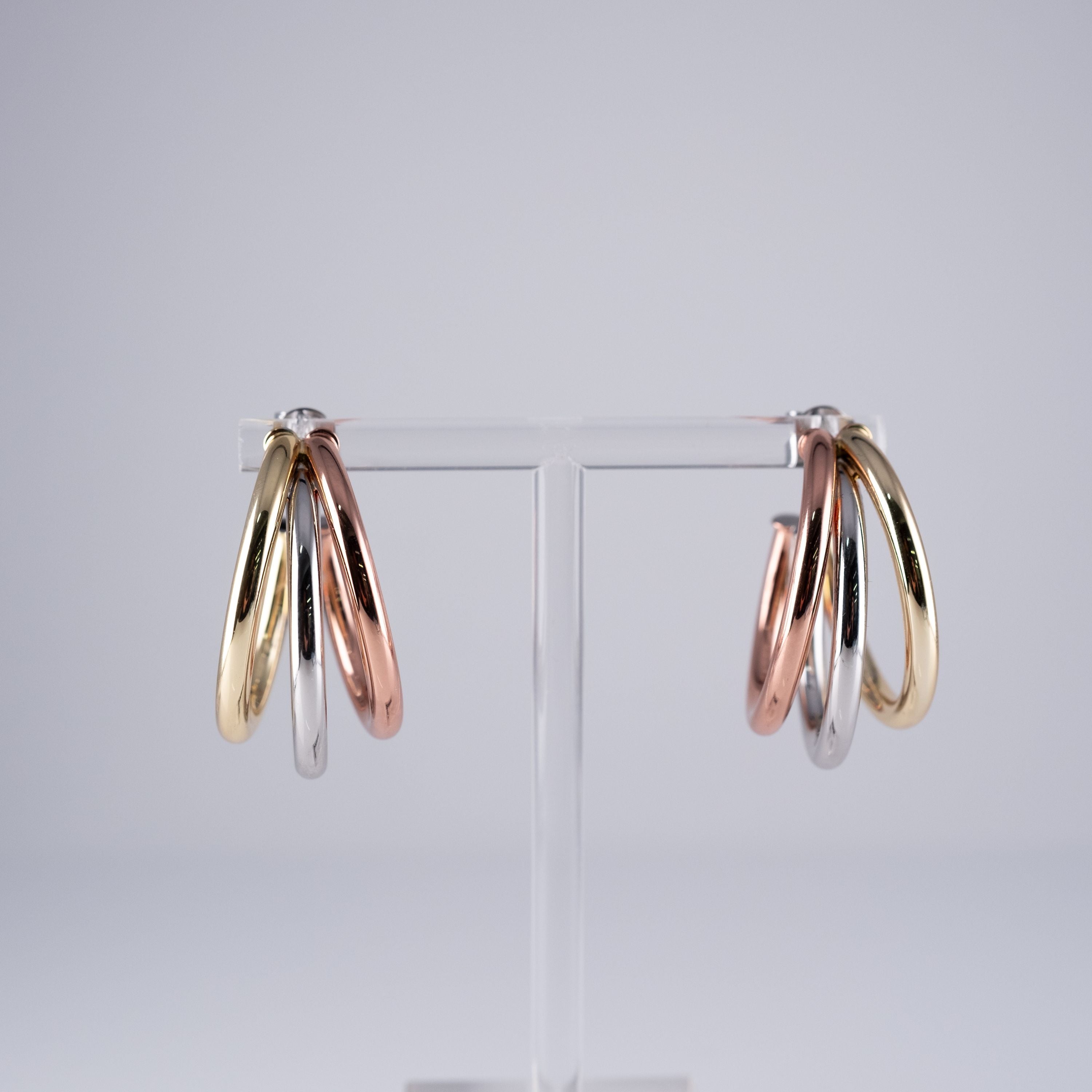 Orecchini Triplo Color