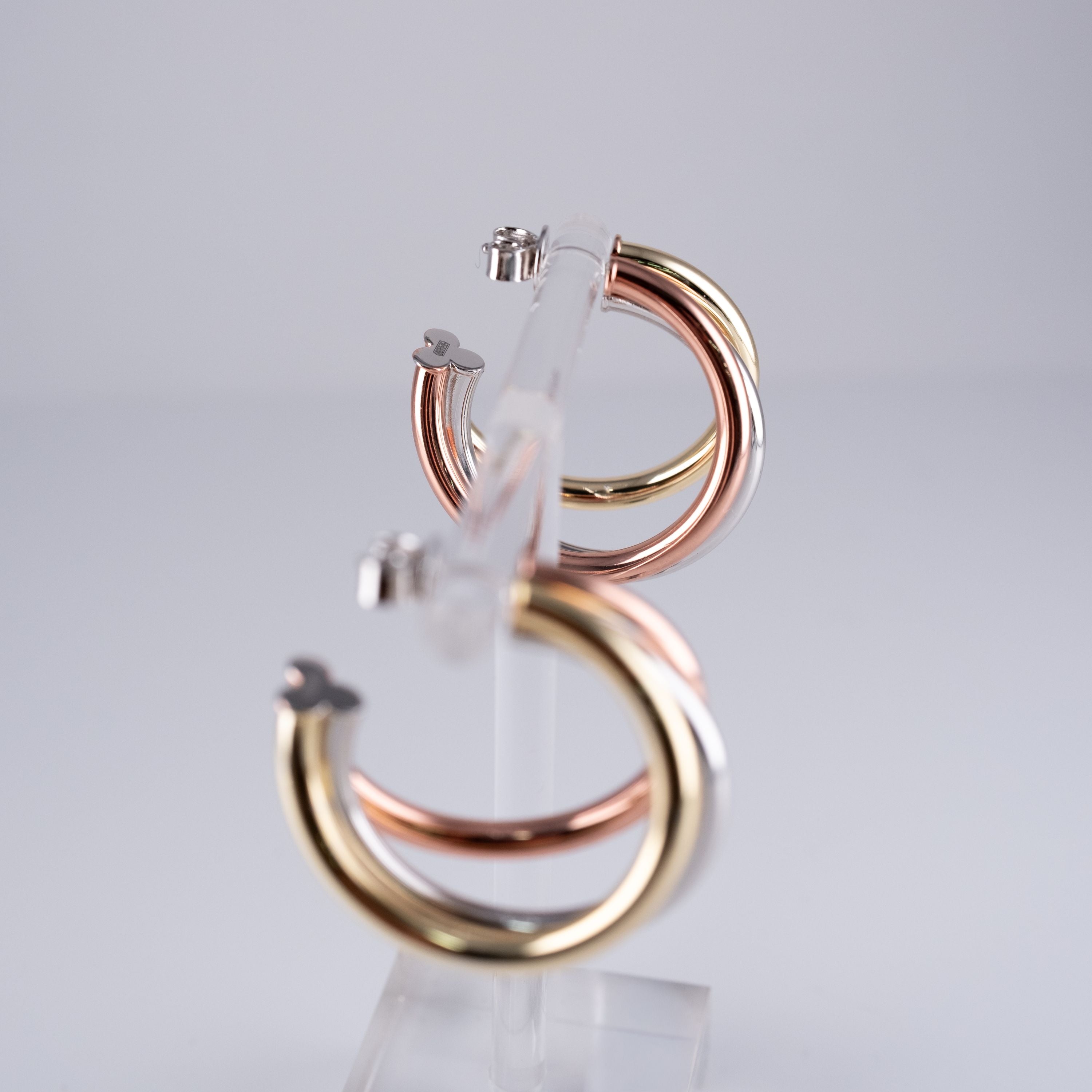 Orecchini Triplo Color