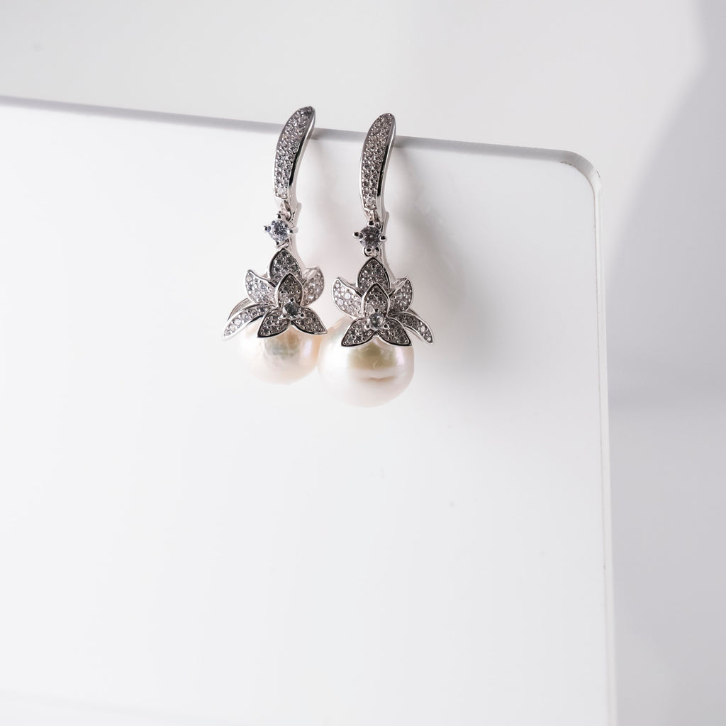 Orecchini Pietre E Perle