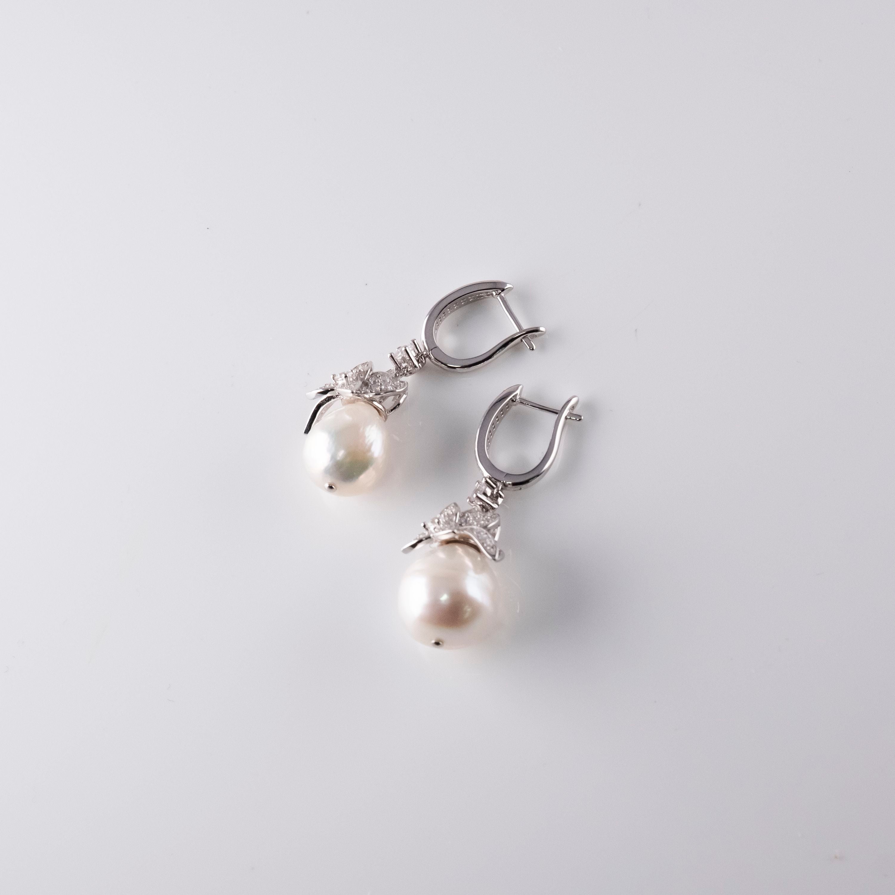 Orecchini Pietre E Perle