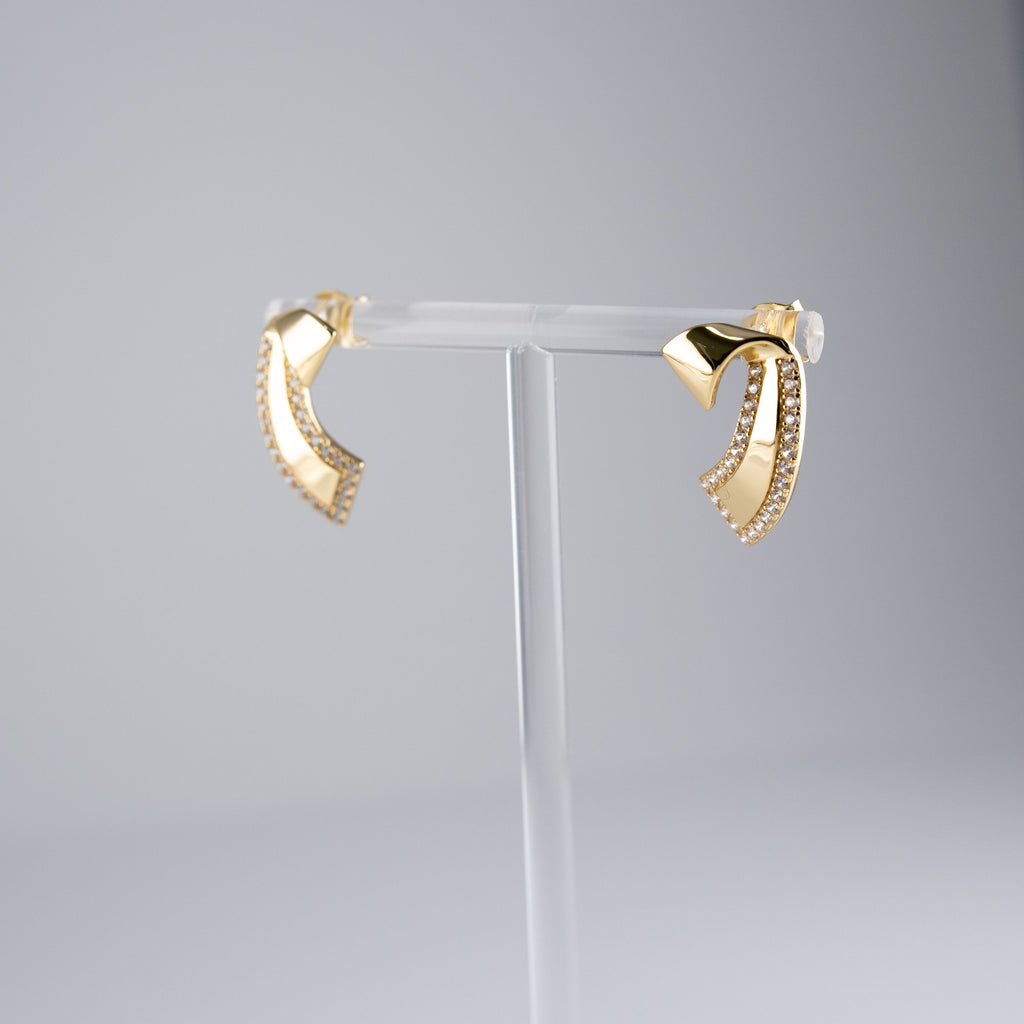 Orecchini Fiocco E Pietre