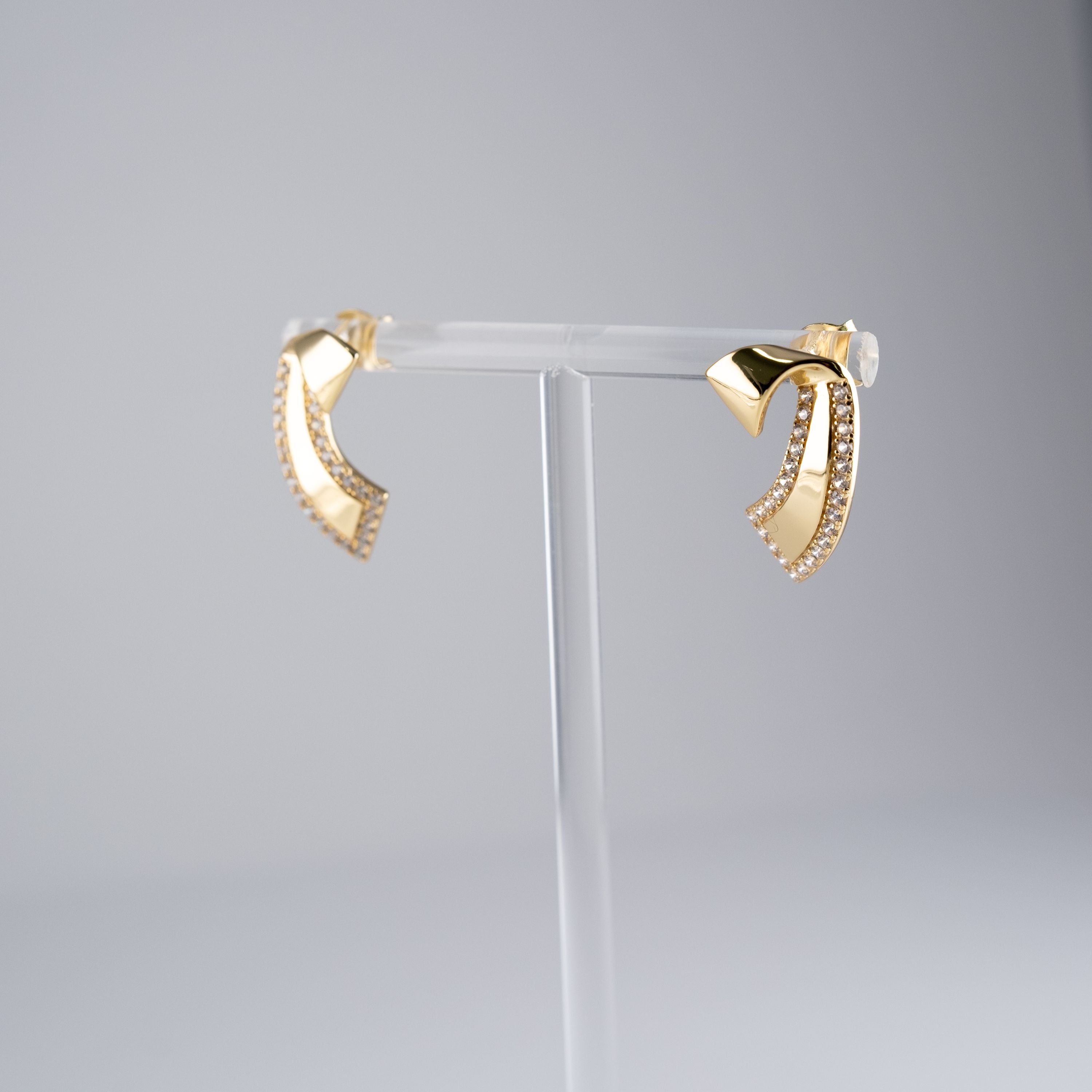 Orecchini Fiocco E Pietre