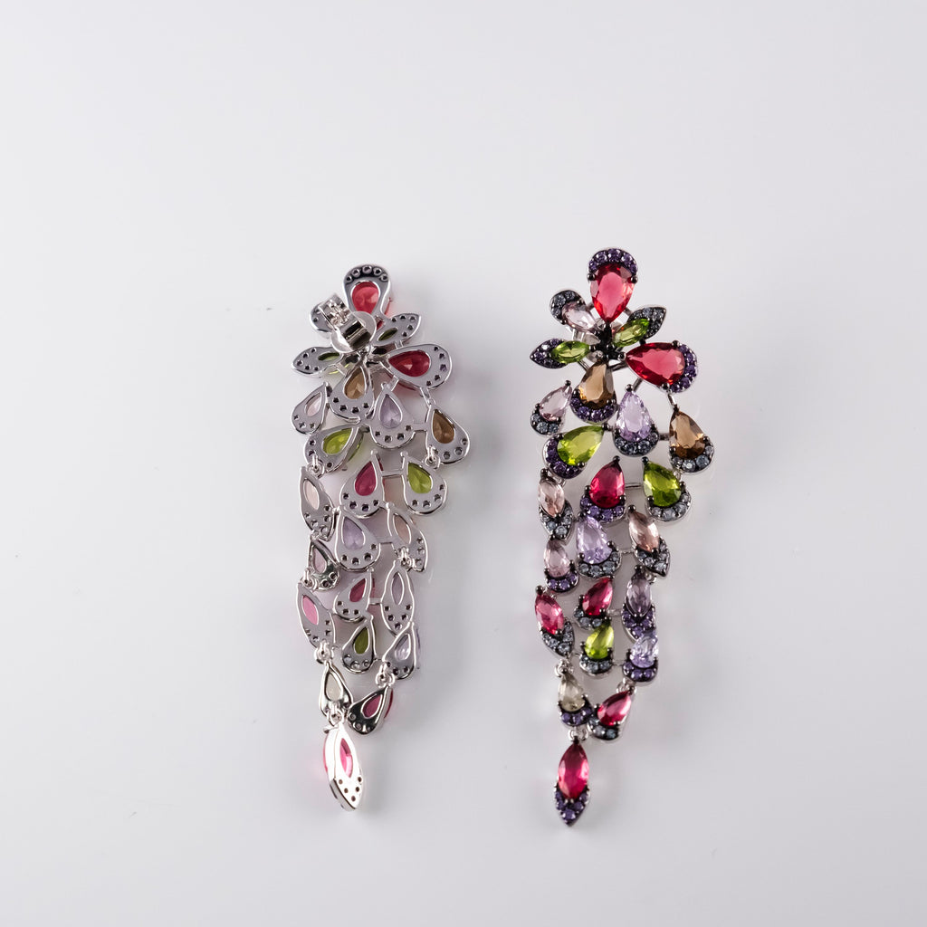 Orecchini Multi Pietre Piccole Gocce