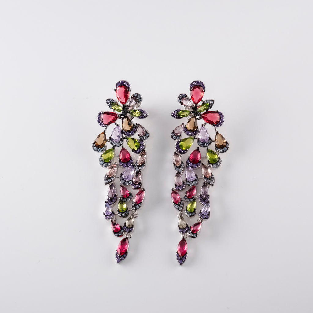 Orecchini Multi Pietre Piccole Gocce