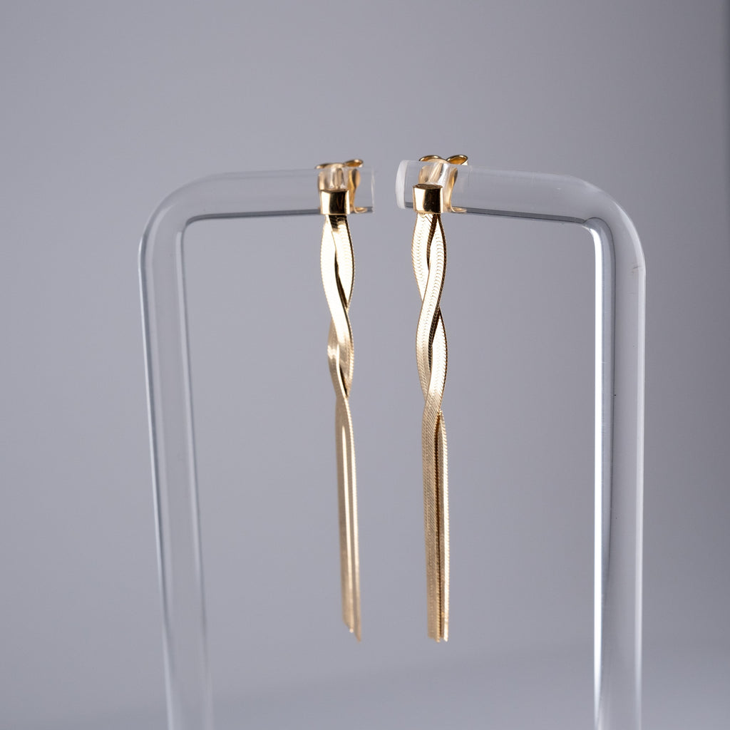 Orecchini Morbidi Intrecciati