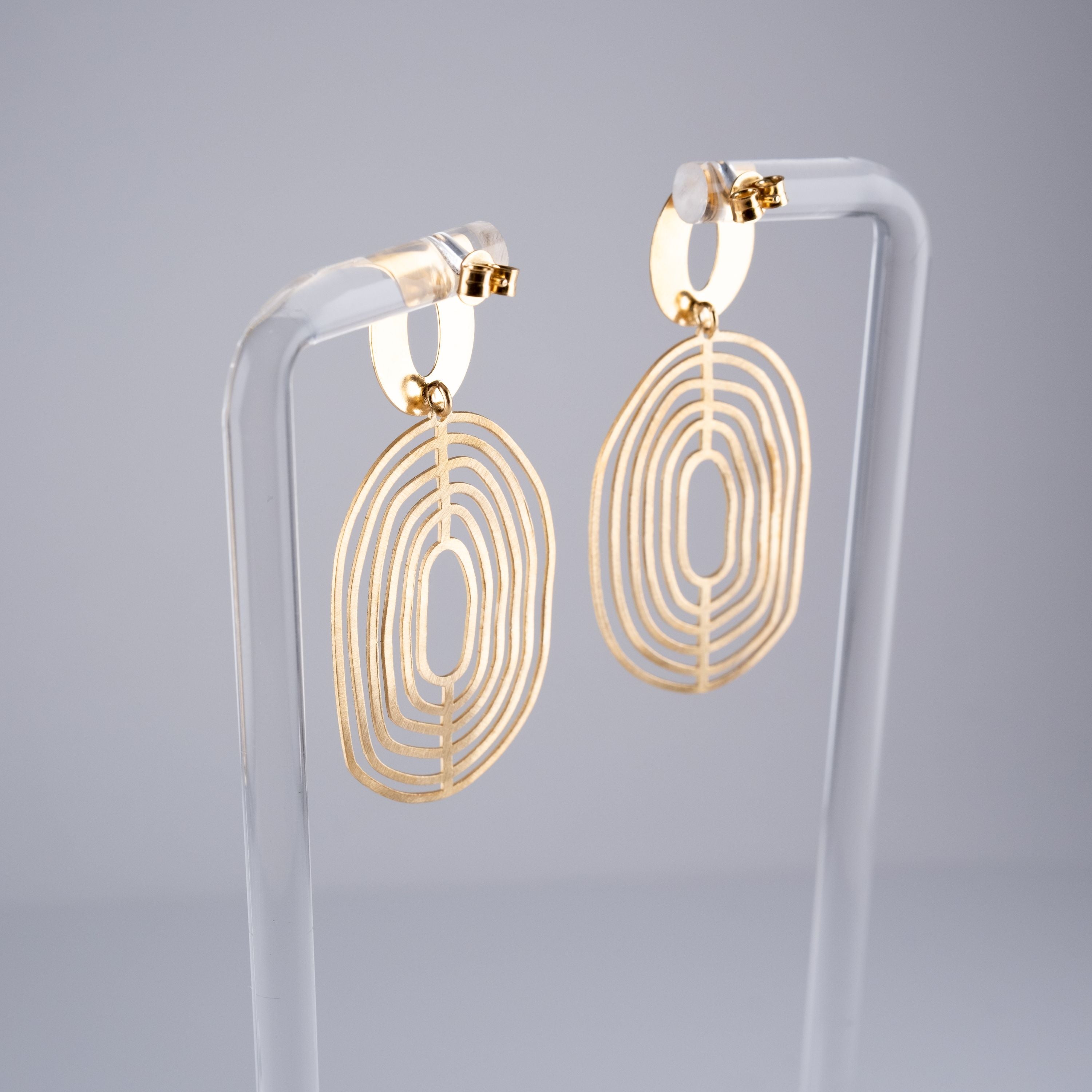 Orecchini Cerchi Concentrici