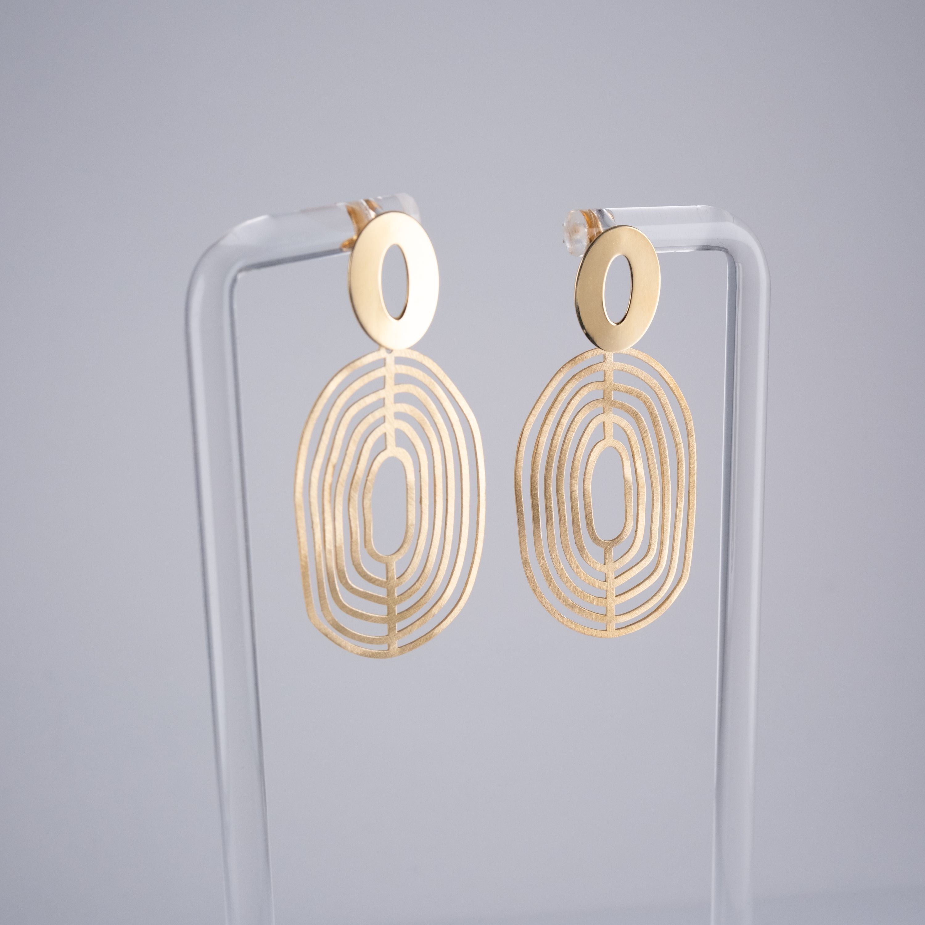 Orecchini Cerchi Concentrici