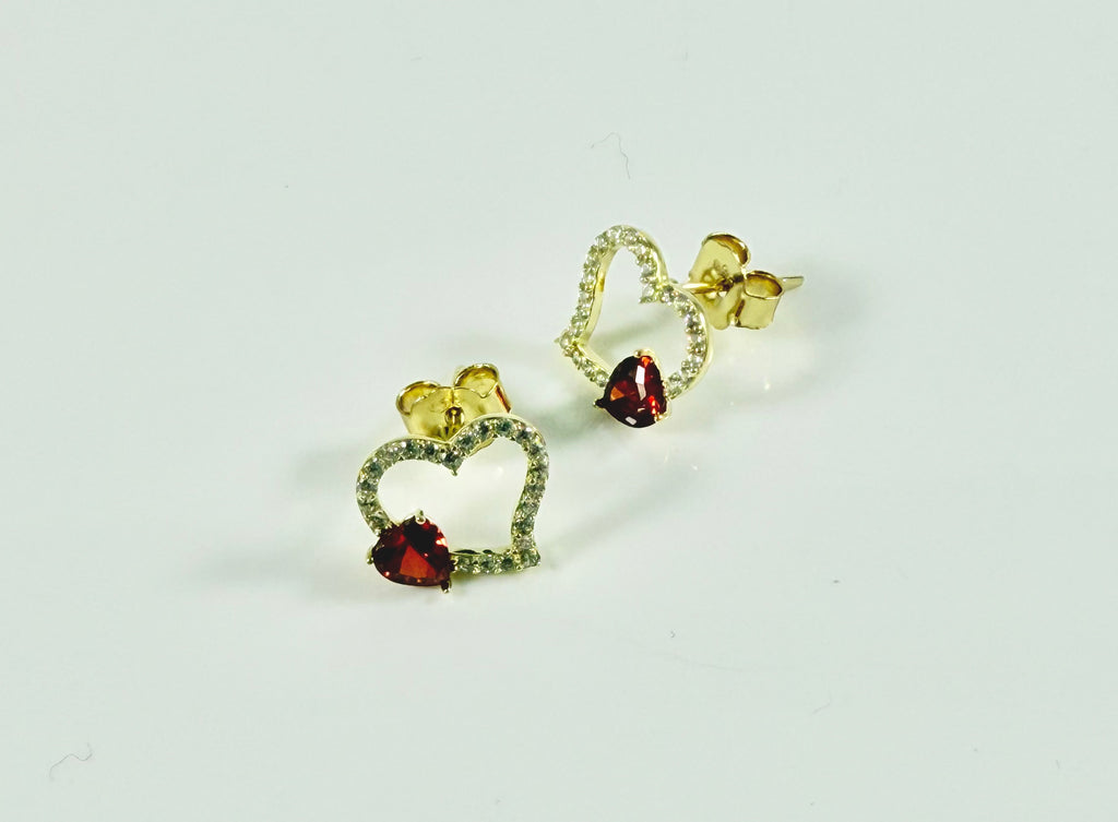 Double Heart Earrings