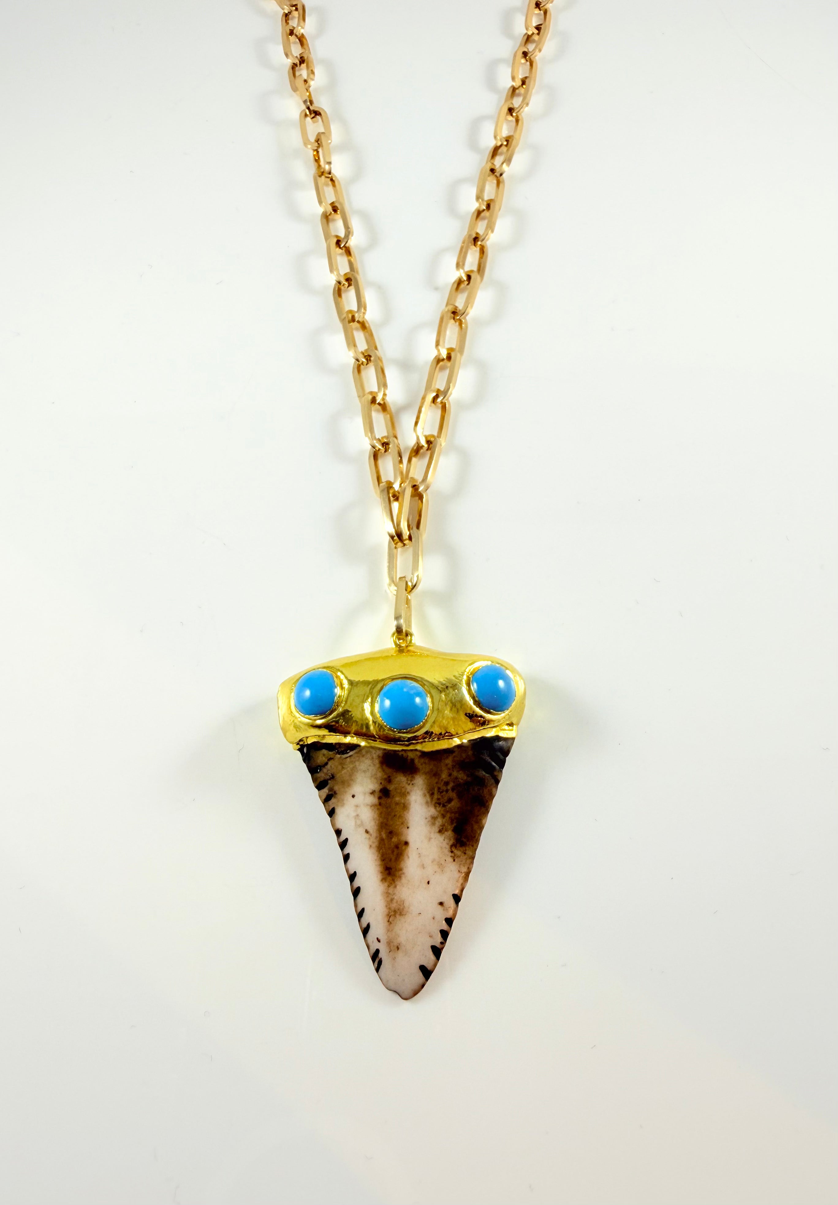 Collana Dente con Turchese