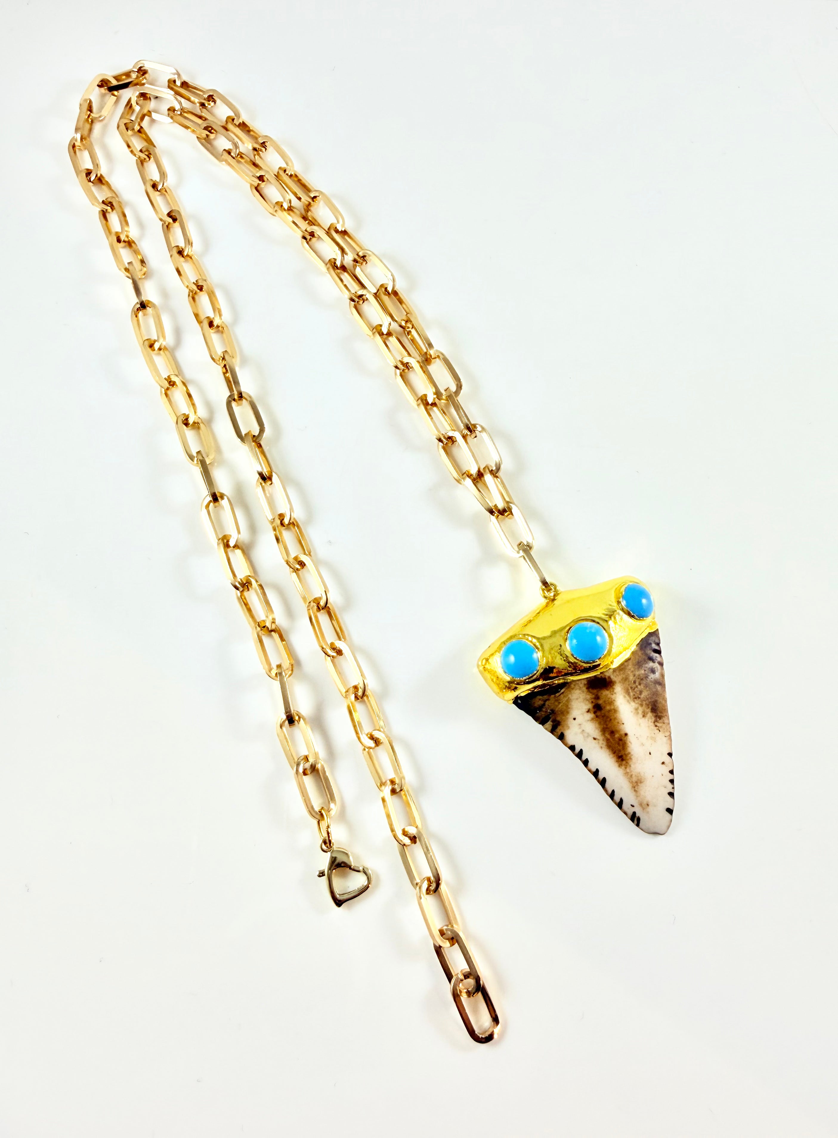 Collana Dente con Turchese