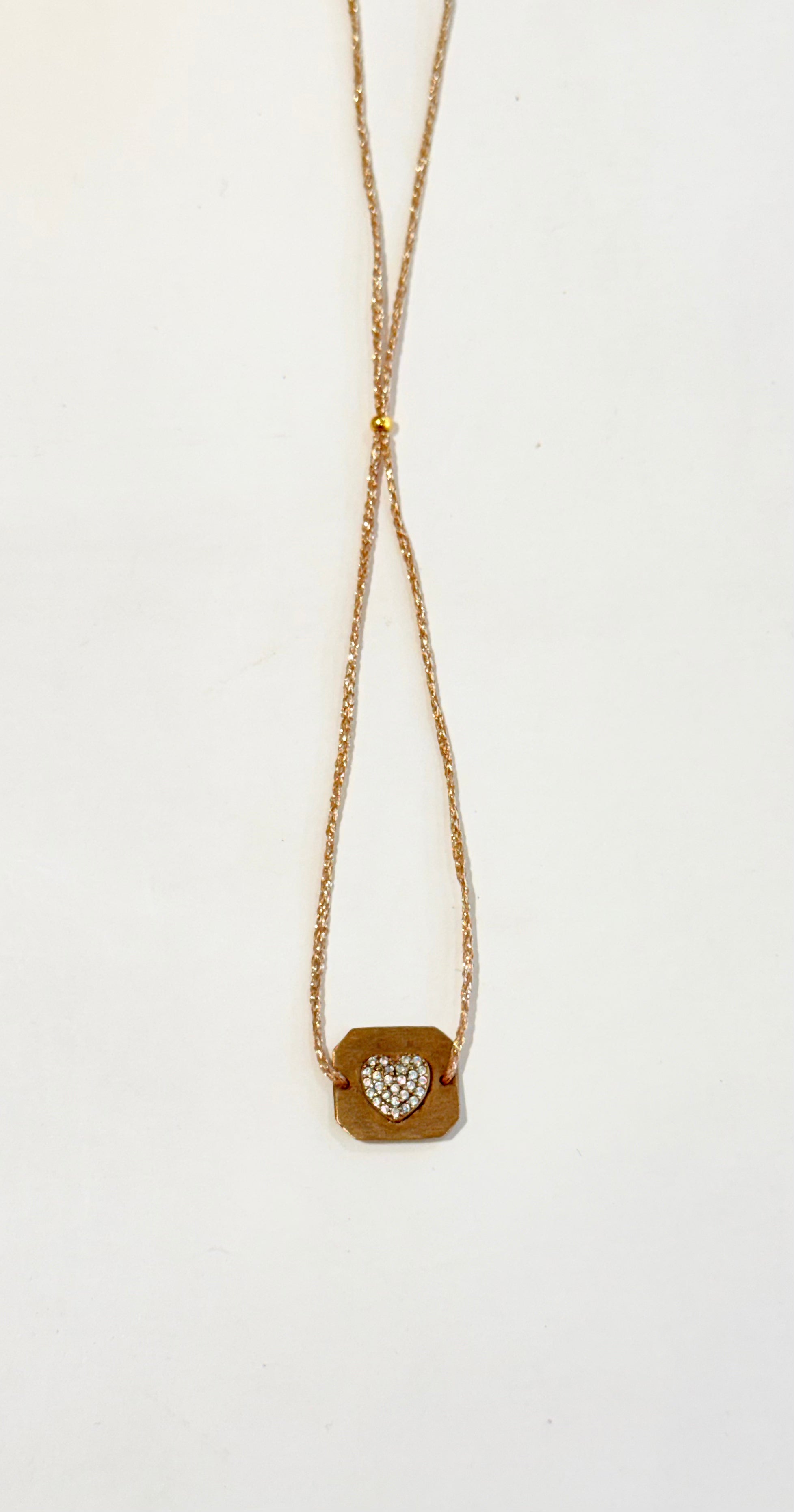 Collana choker cuore