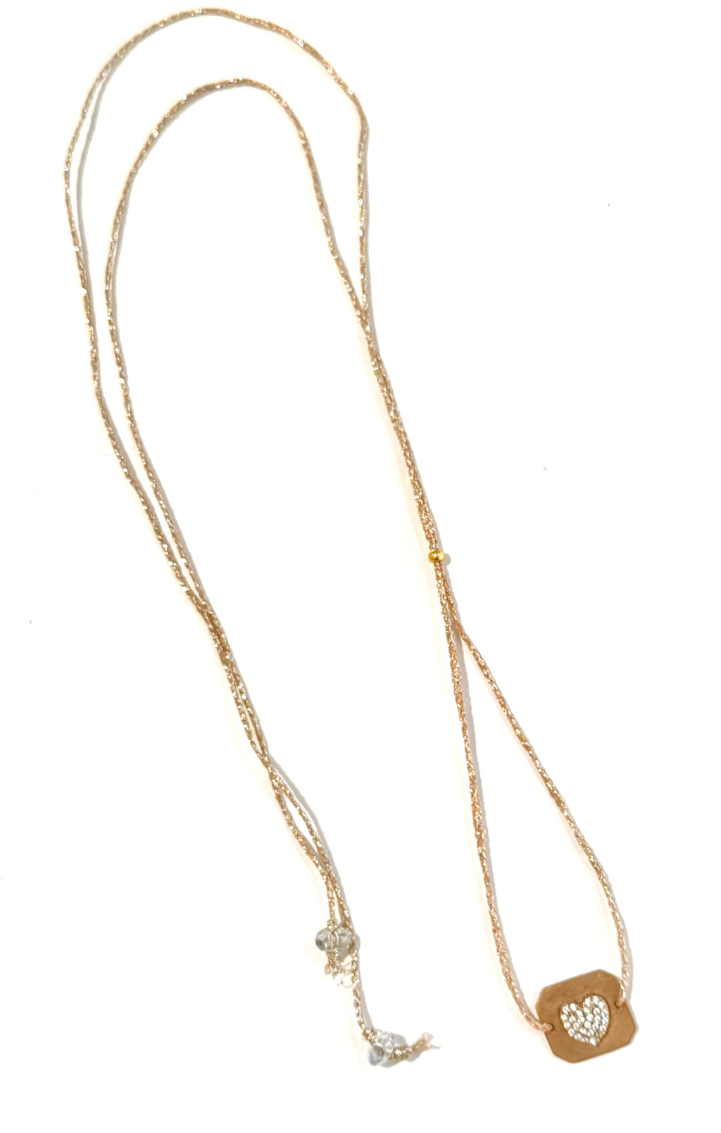 Collana choker cuore