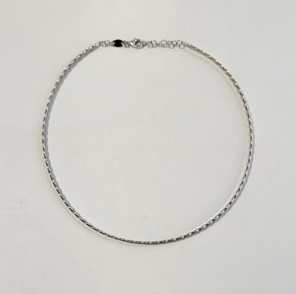 Collana choker intrecciato