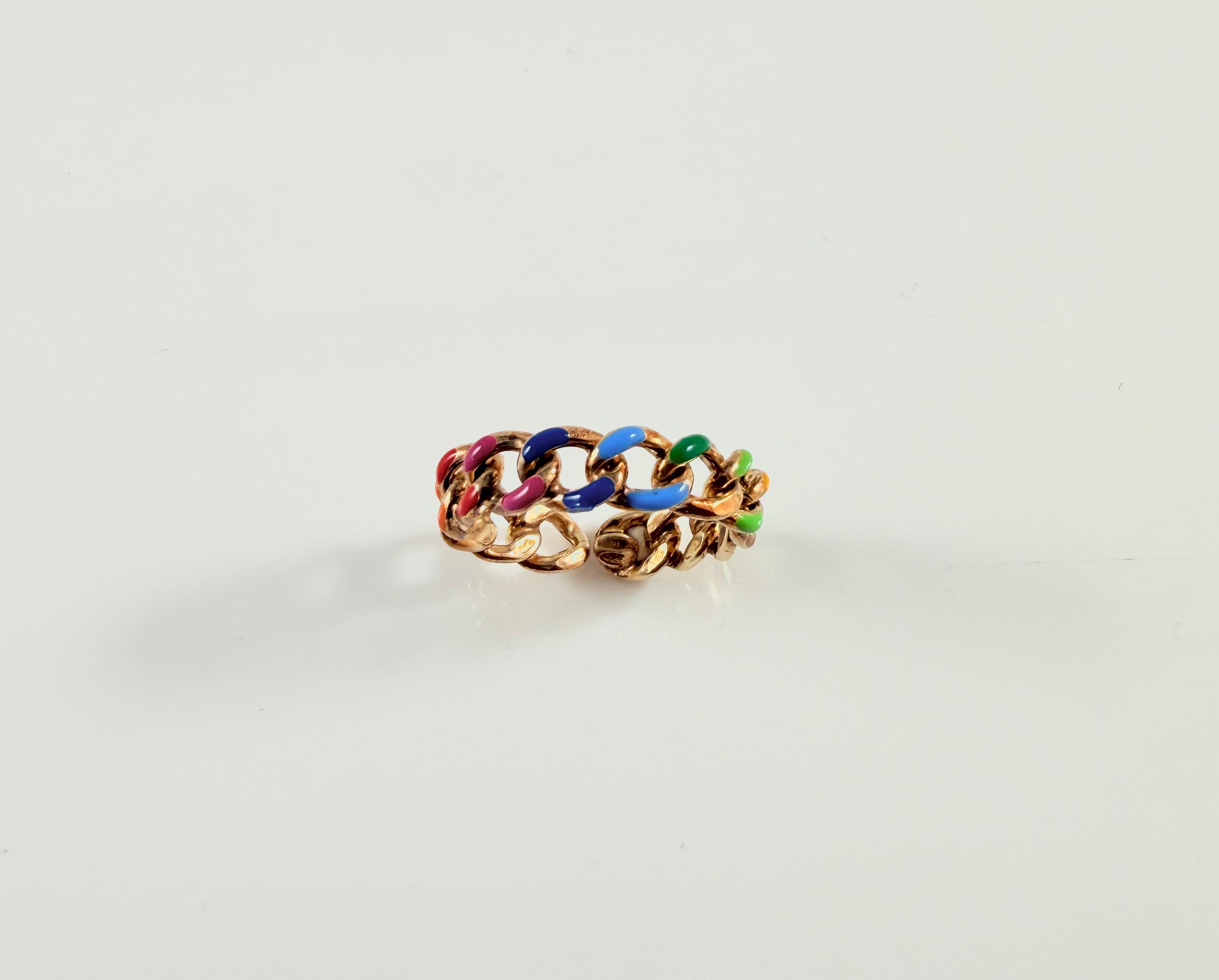 Anello catena arcobaleno