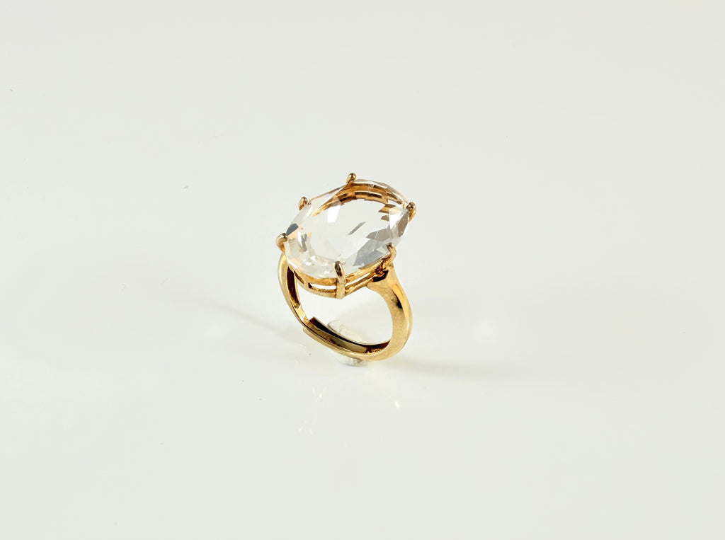 Anello pietra ovale grande