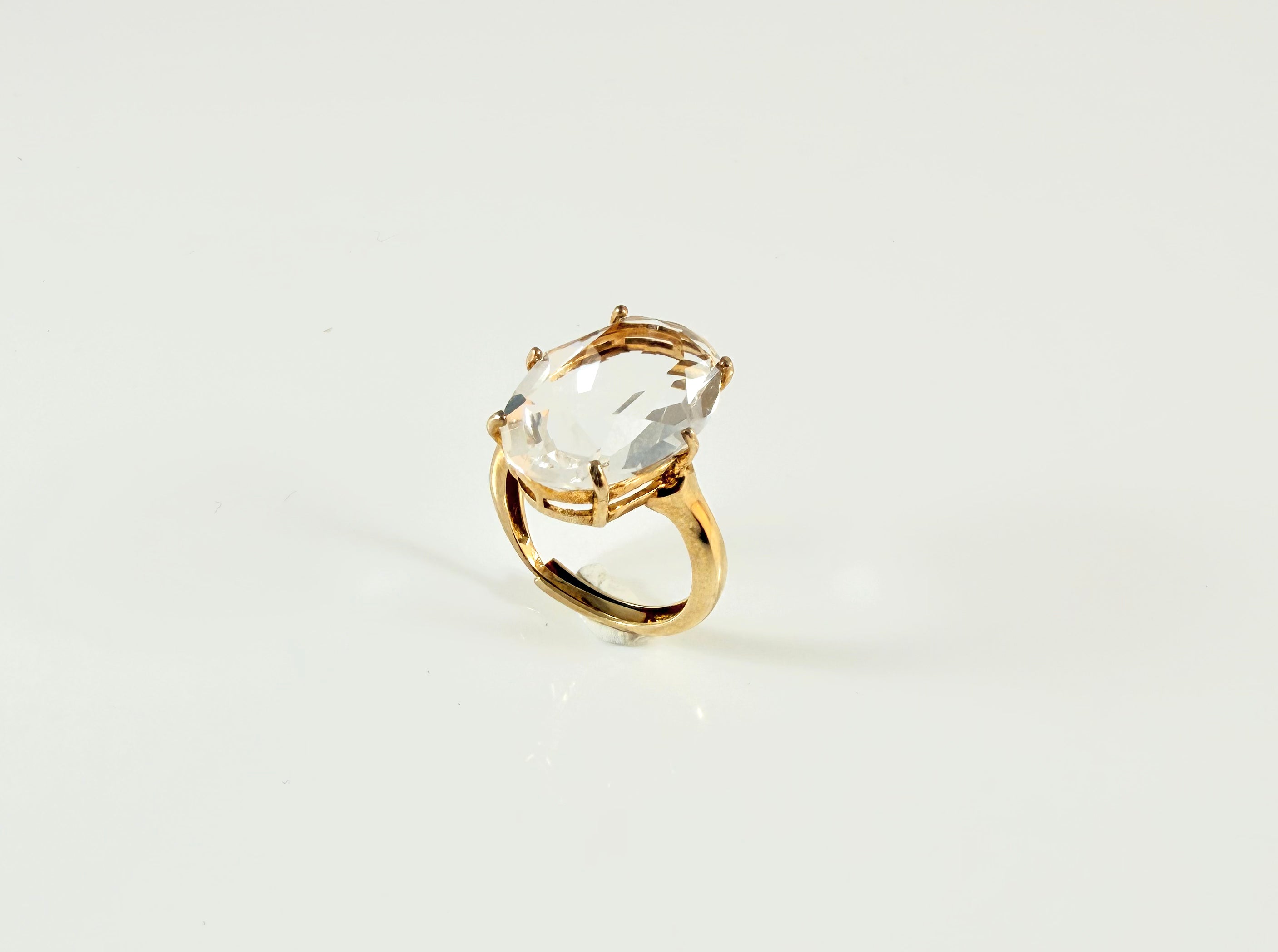 Anello pietra ovale grande