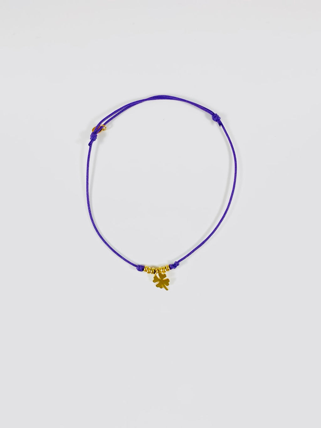 Bracciale filo quadrifoglio