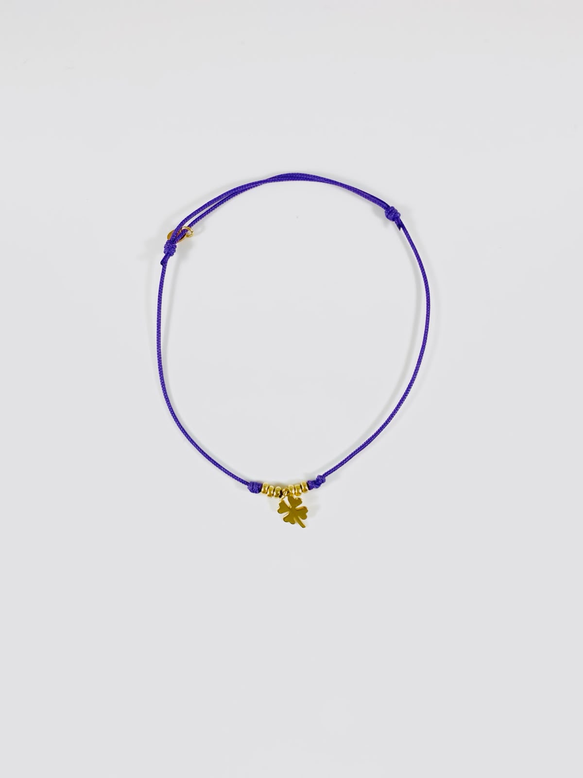Bracciale filo quadrifoglio
