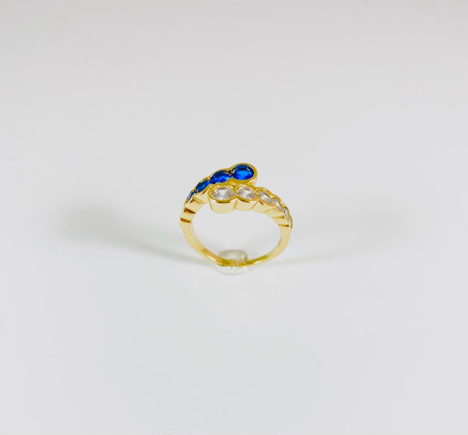 Anello pietre blu