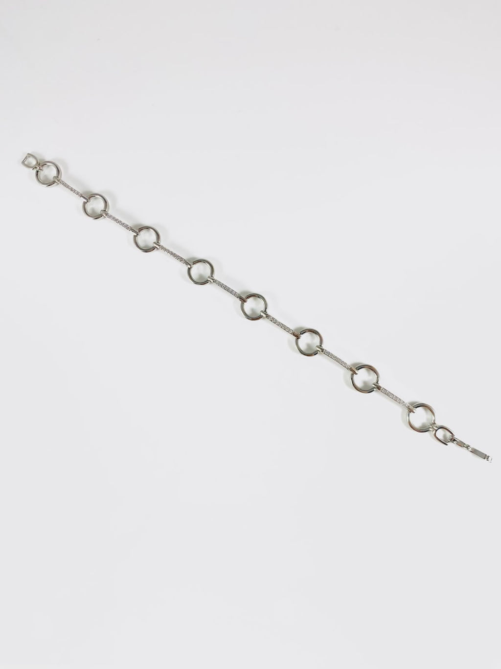 Bracciale tondi zirconato