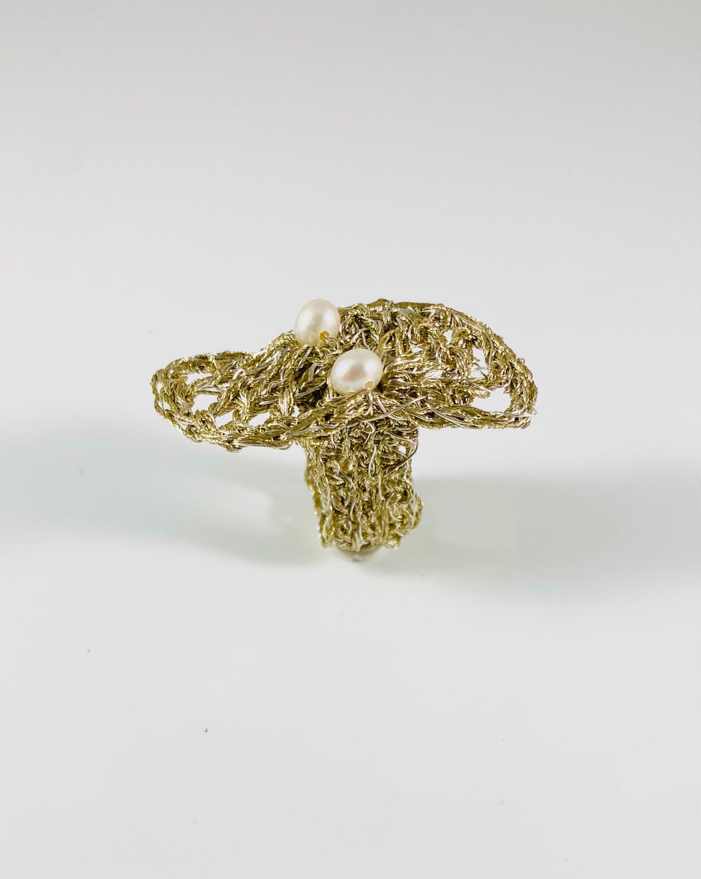 Anello rete perle