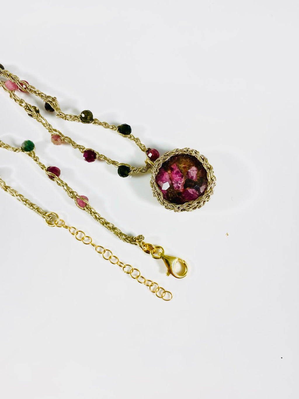 Collana rete pendente