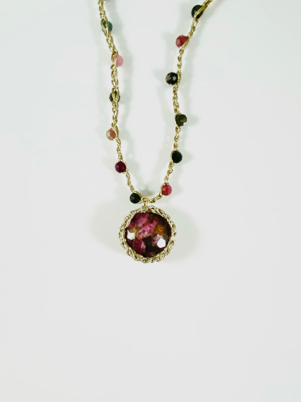 Collana rete pendente