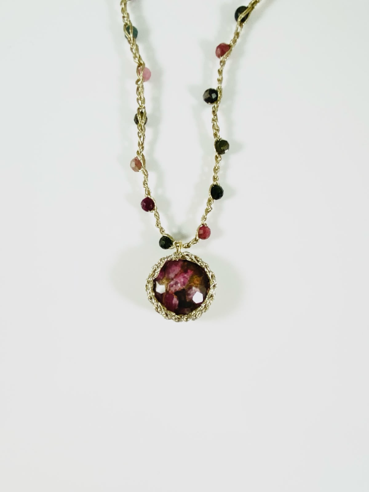 Collana rete pendente