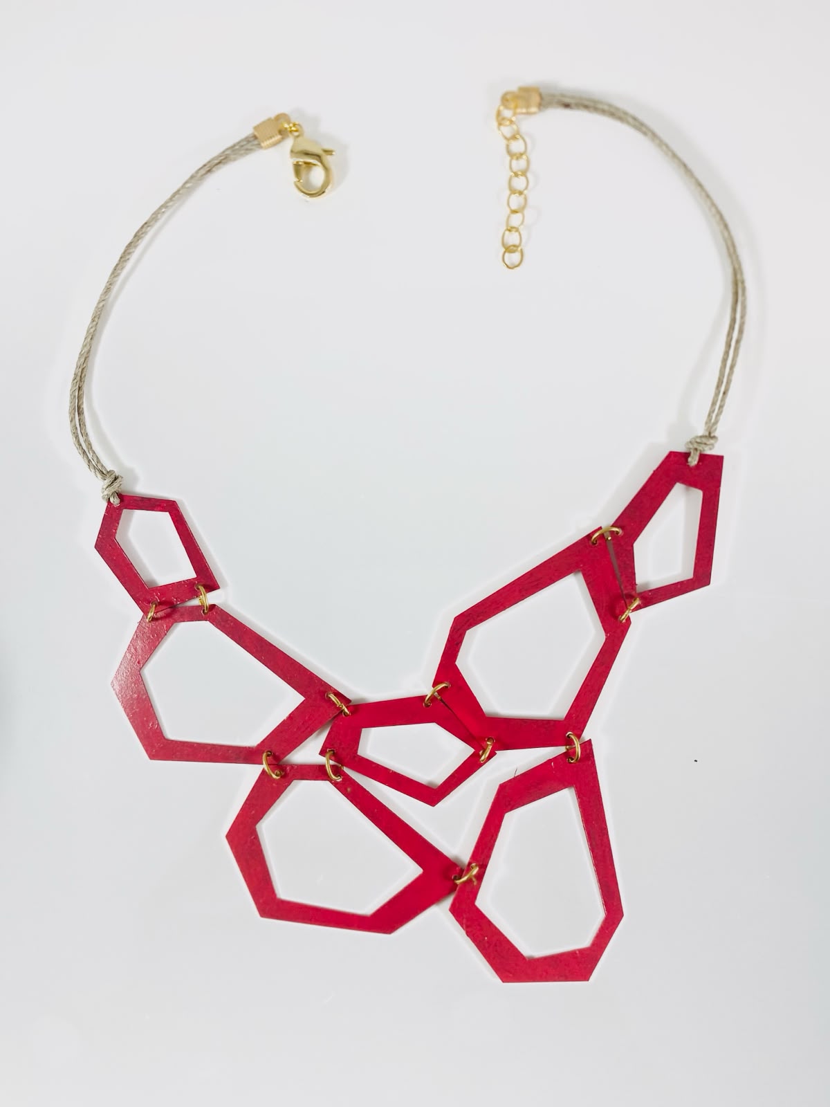 Collana forme rosse