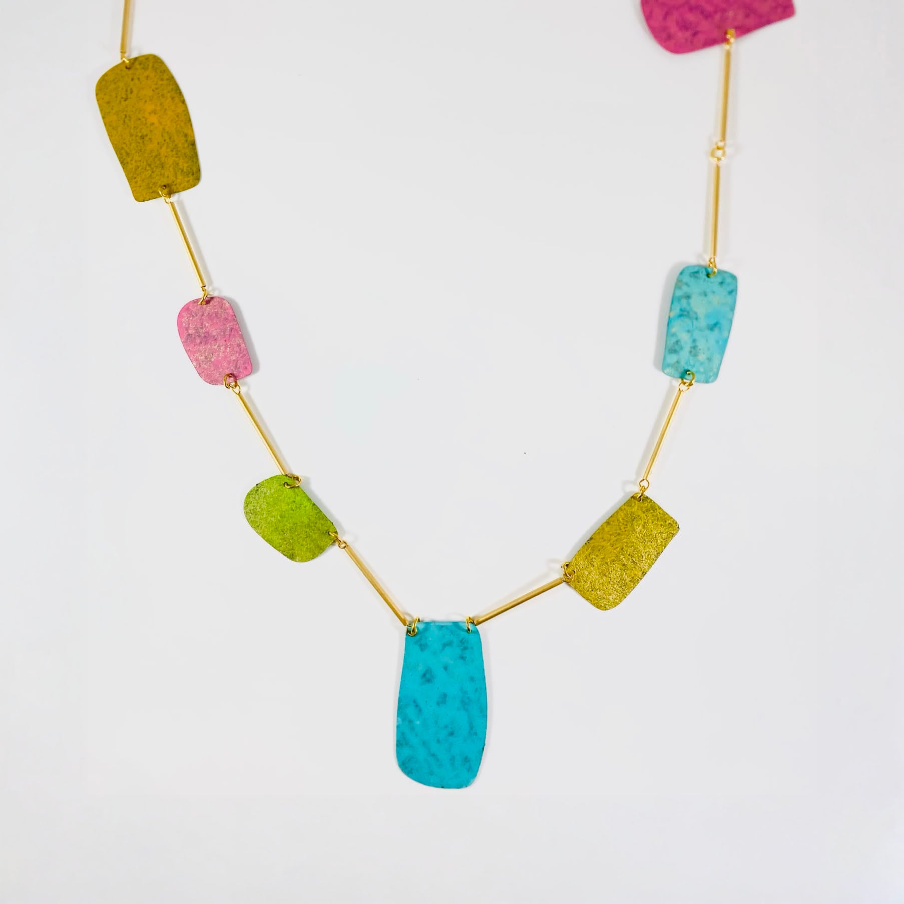 Collana lunga multicolor